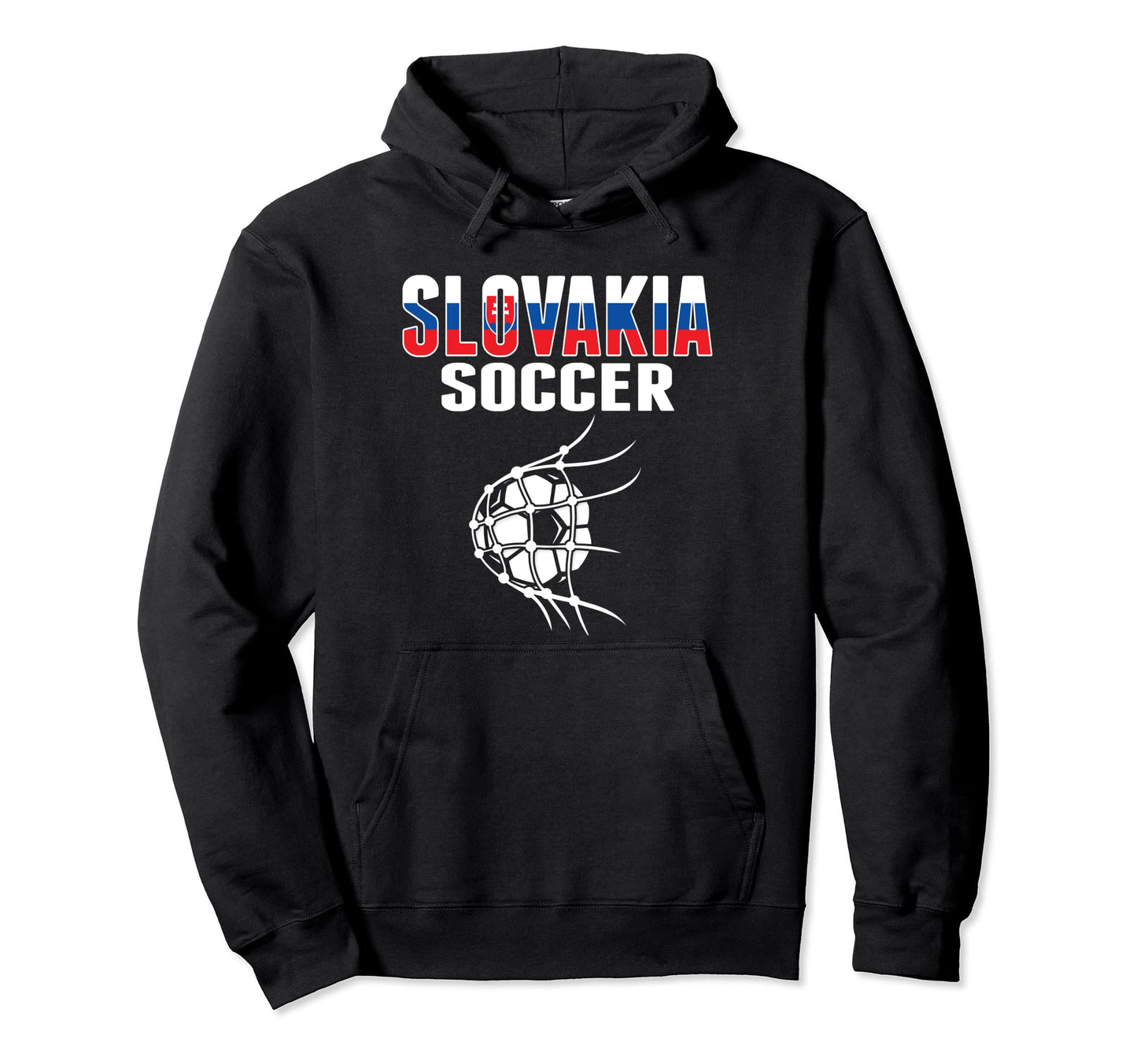 Slovakia Soccer Ball Net Slovak Hoodie - Unique Graphic for Adults - T-Shirt, Sweatshirt, Hoodie
