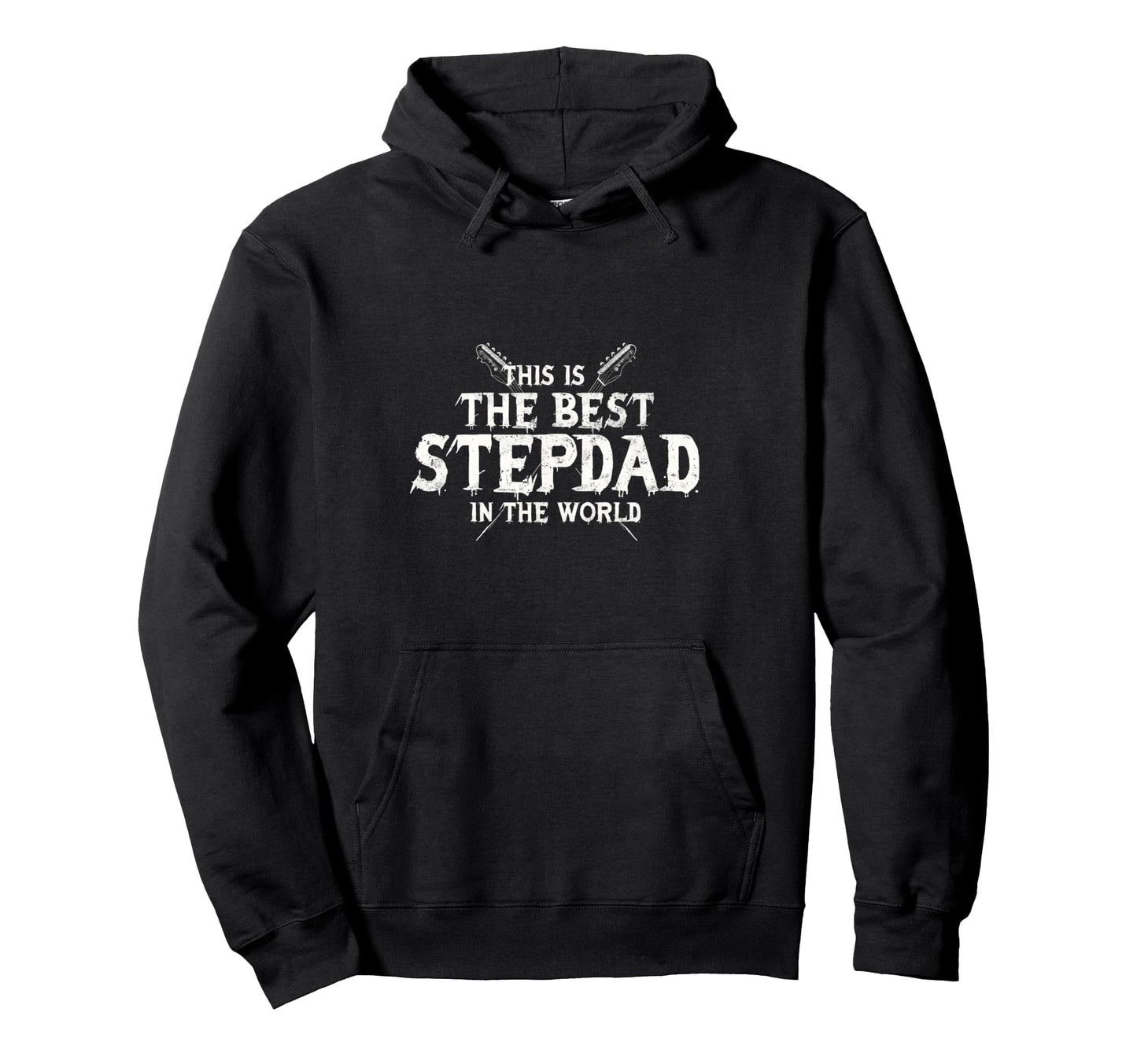 Best Stepdad Super Dad Hoodie - Fun Novelty Design Men Women - T-Shirt, Sweatshirt, Hoodie