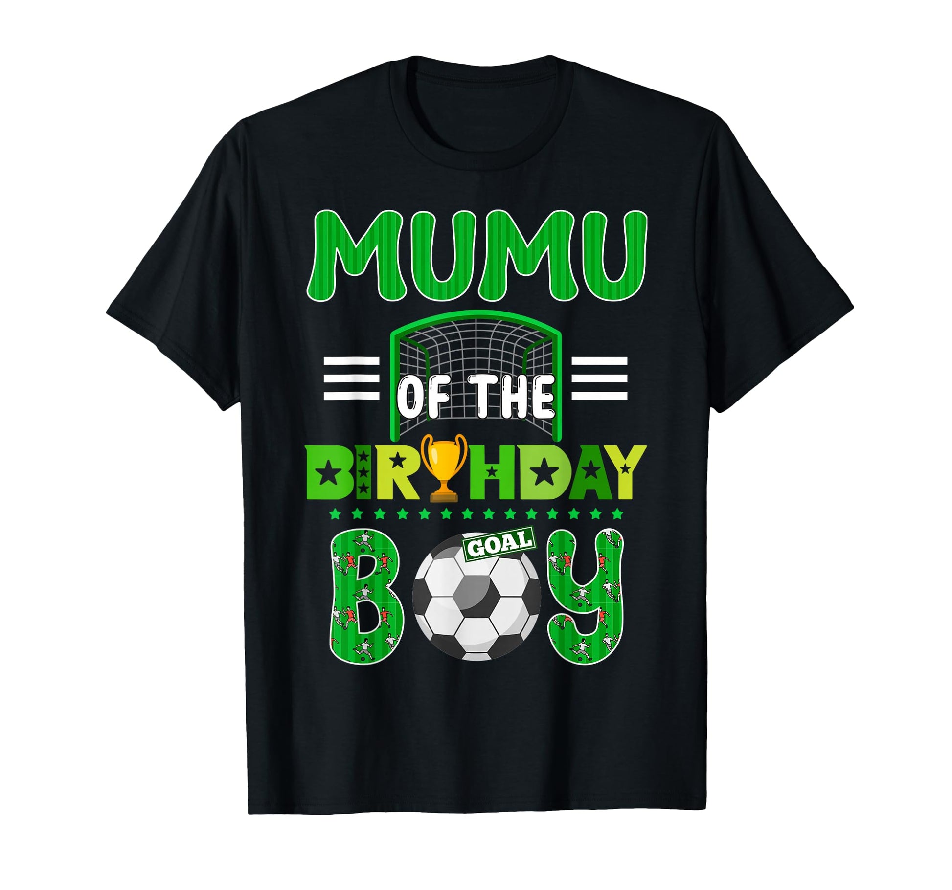 Mumu Birthday Soccer Goal Family T-Shirt - Minimalist Print Men Women - T-Shirt, Sweatshirt, Hoodie