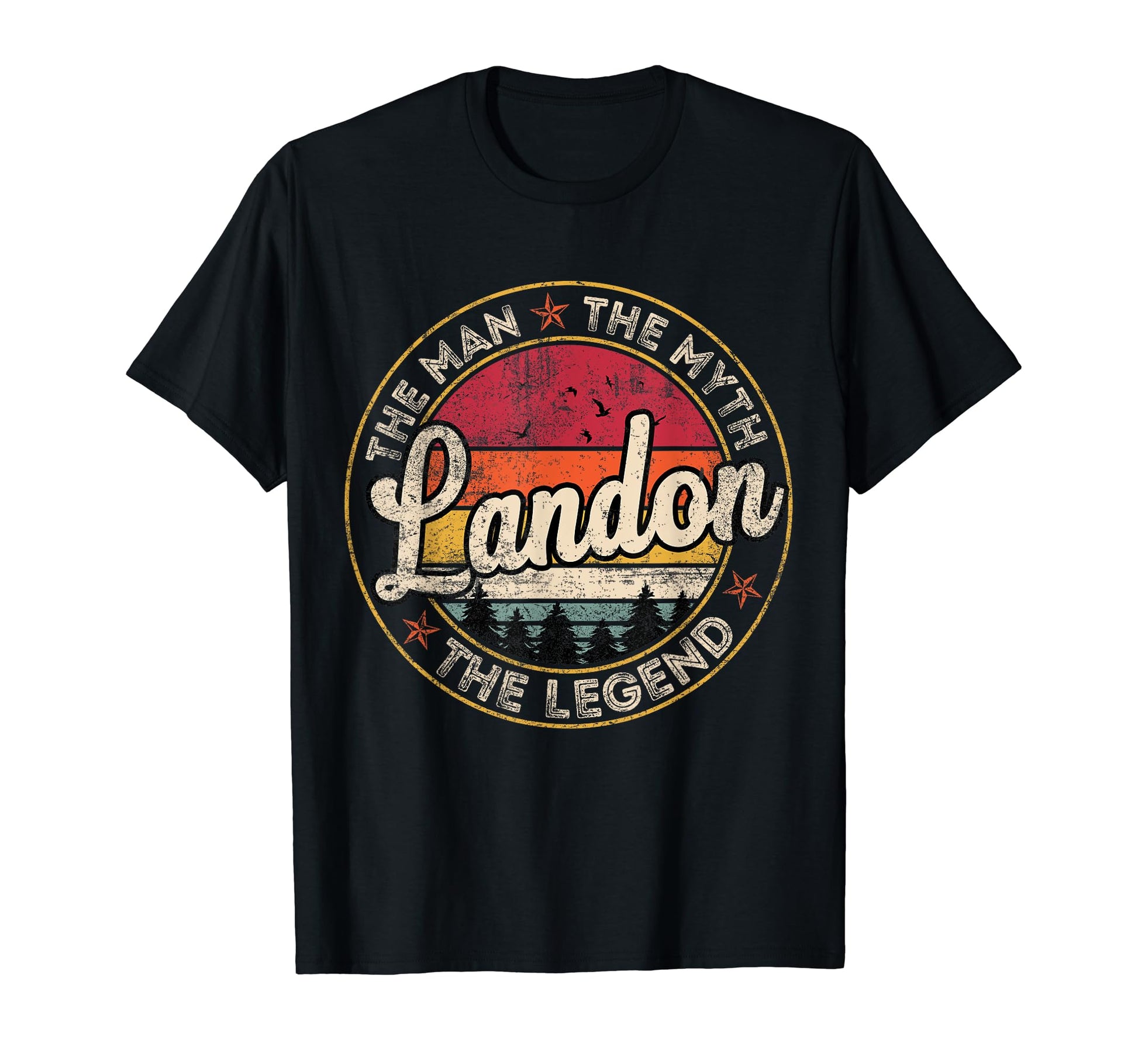 Landon Myth Legend Personalized Name T-Shirt - Trendy Graphic for Adults - T-Shirt, Sweatshirt, Hoodie