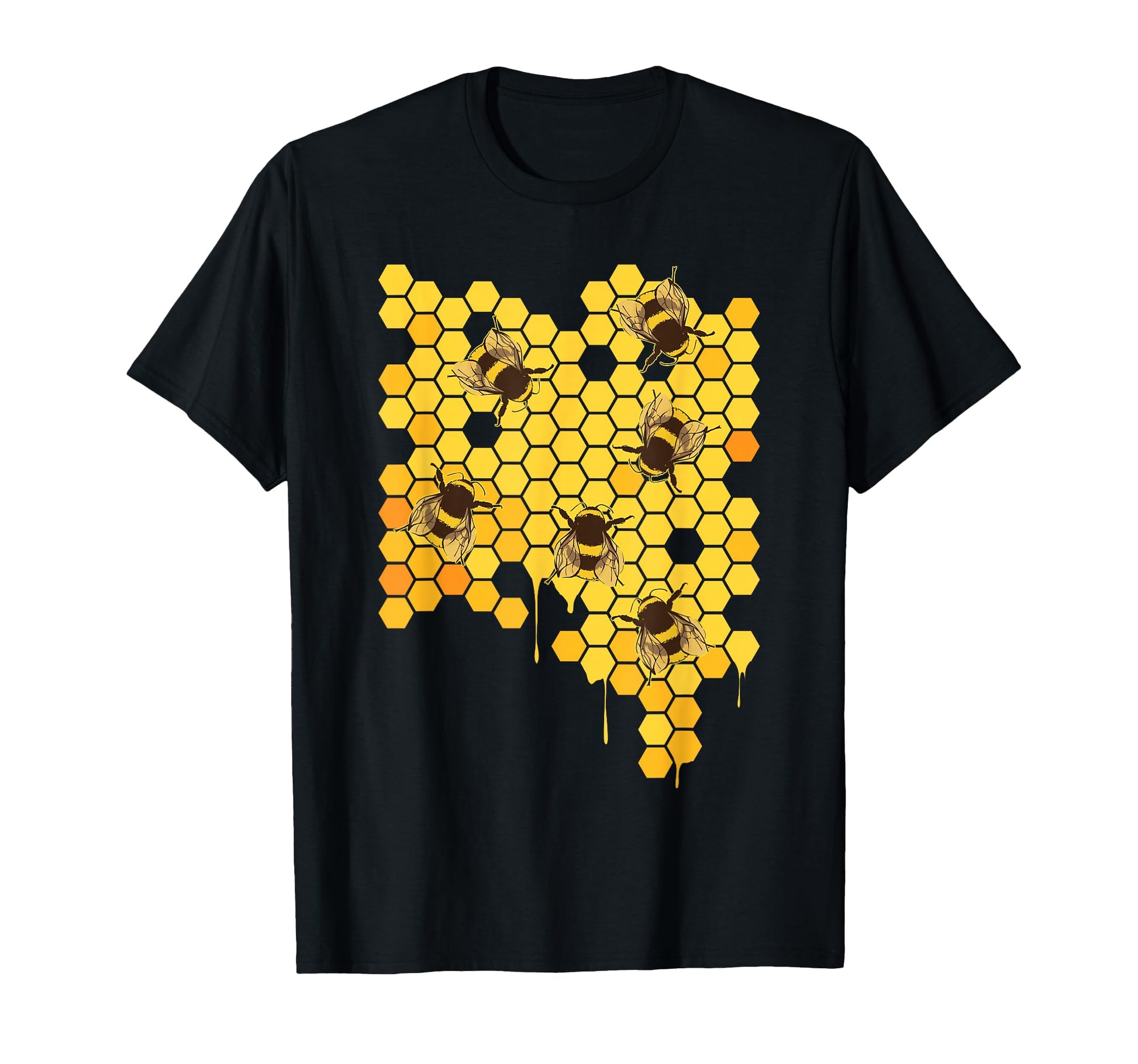 Honey Bee Hive Honeycomb Beekeeping T-Shirt - Fun Novelty Design Men Women - T-Shirt, Sweatshirt, Hoodie