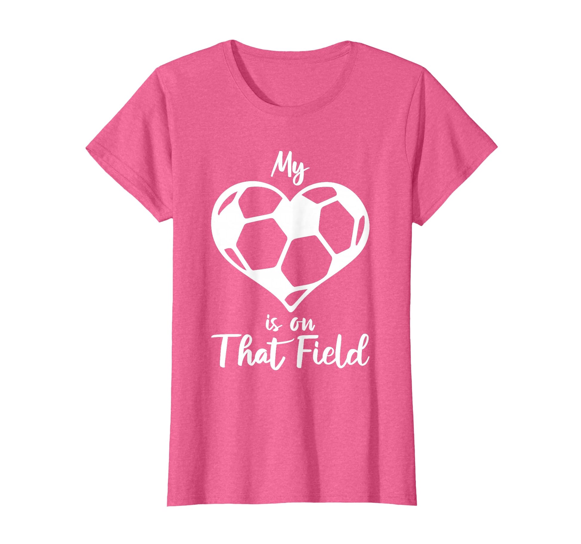 My Heart Is That Field Soccer Mama T-Shirt - Fun Novelty Design Men Women - T-Shirt, Sweatshirt, Hoodie
