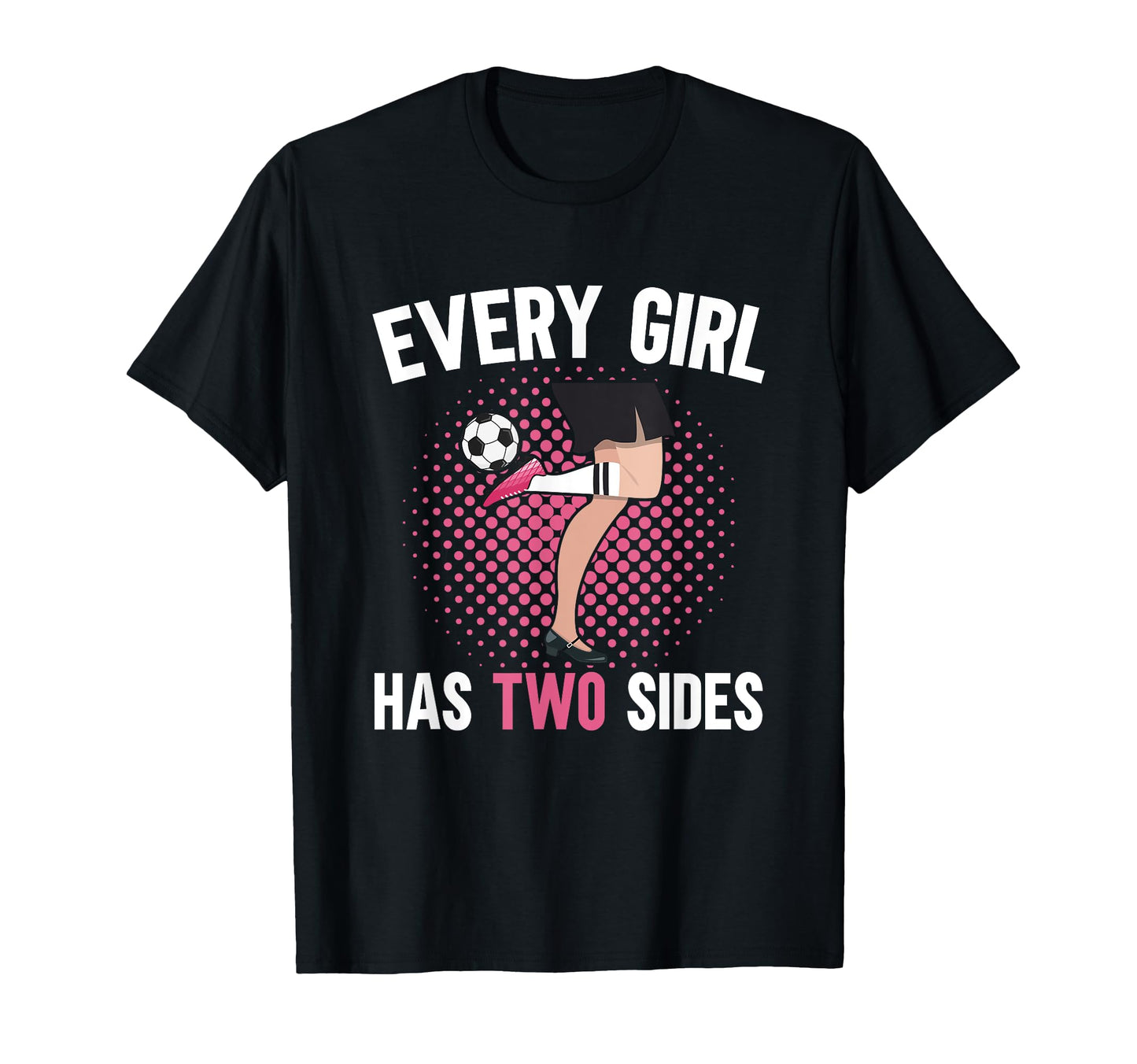 Every Has Two Sides Cleats High Heels T-Shirt - Custom Art Print Unisex - T-Shirt, Sweatshirt, Hoodie