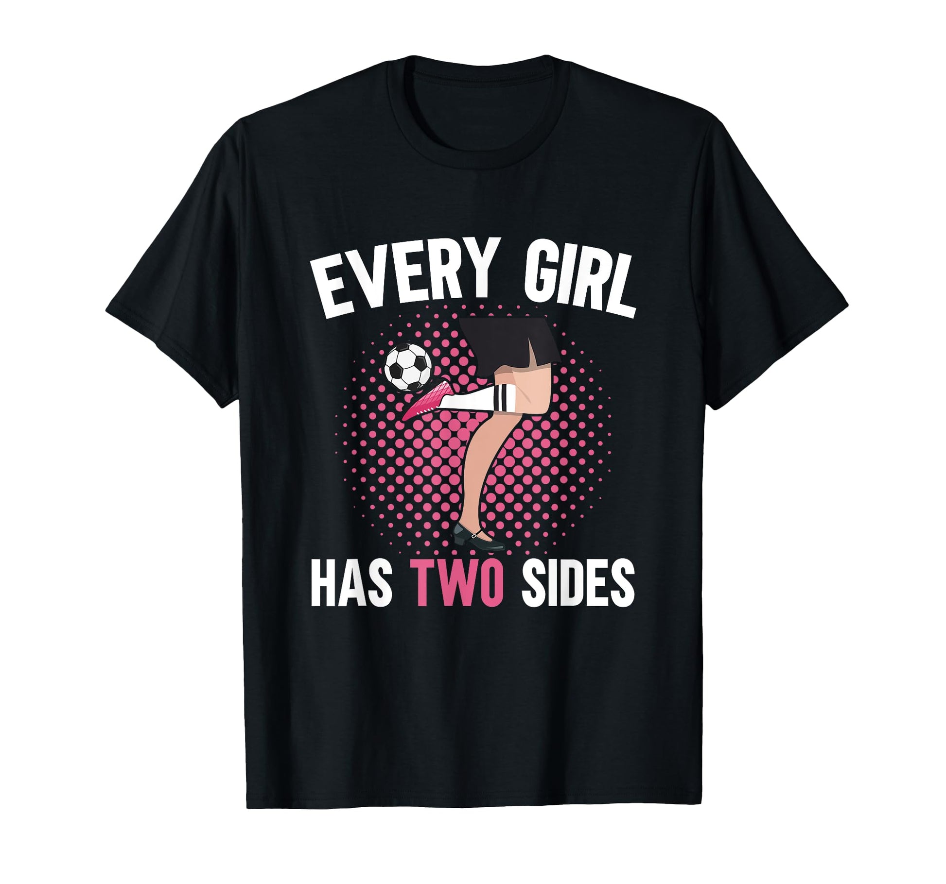 Every Has Two Sides Cleats High Heels T-Shirt - Custom Art Print Unisex - T-Shirt, Sweatshirt, Hoodie