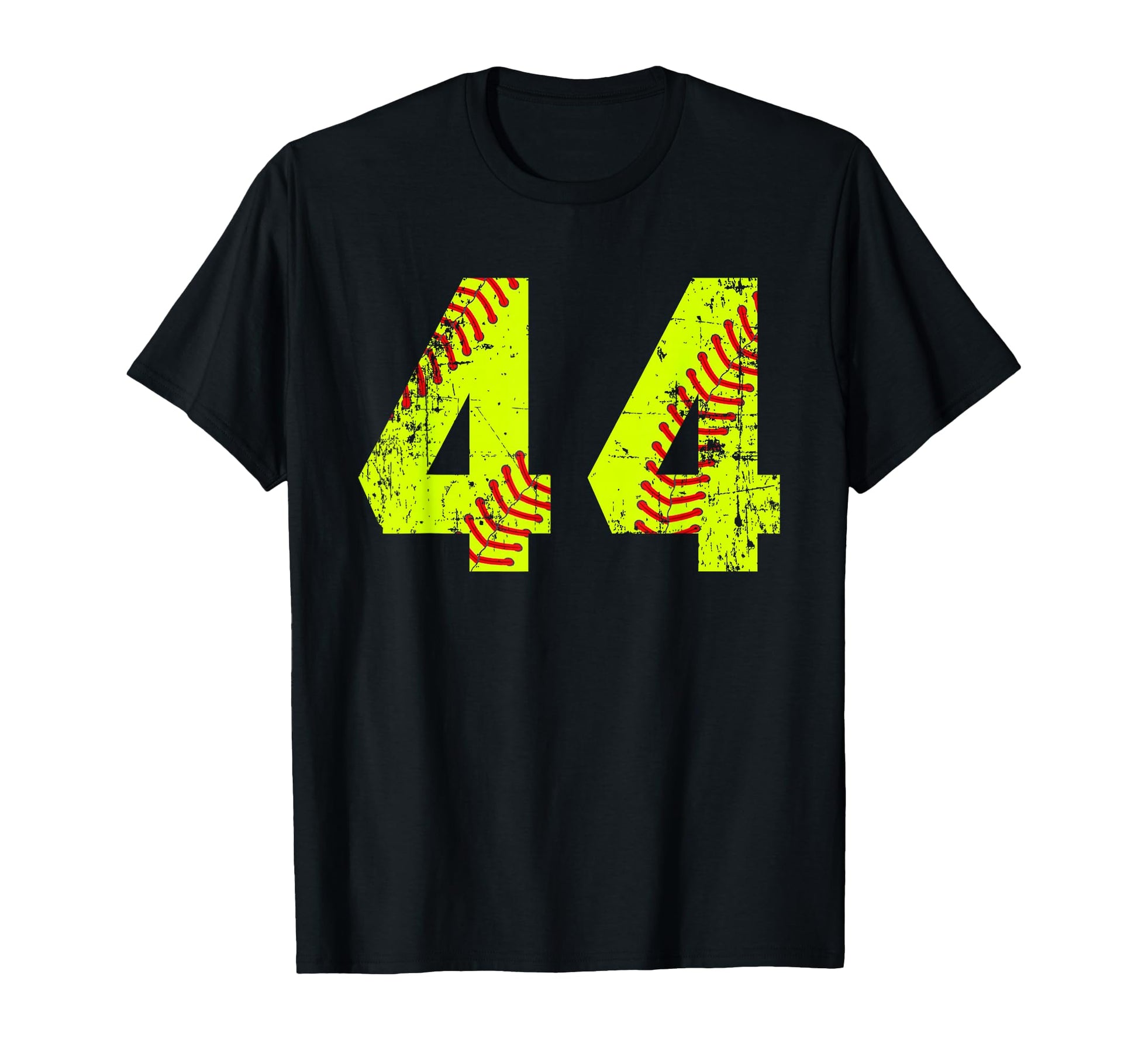 Softball 44 Jersey Number T-Shirt - Graphic Print Men Women - T-Shirt, Sweatshirt, Hoodie