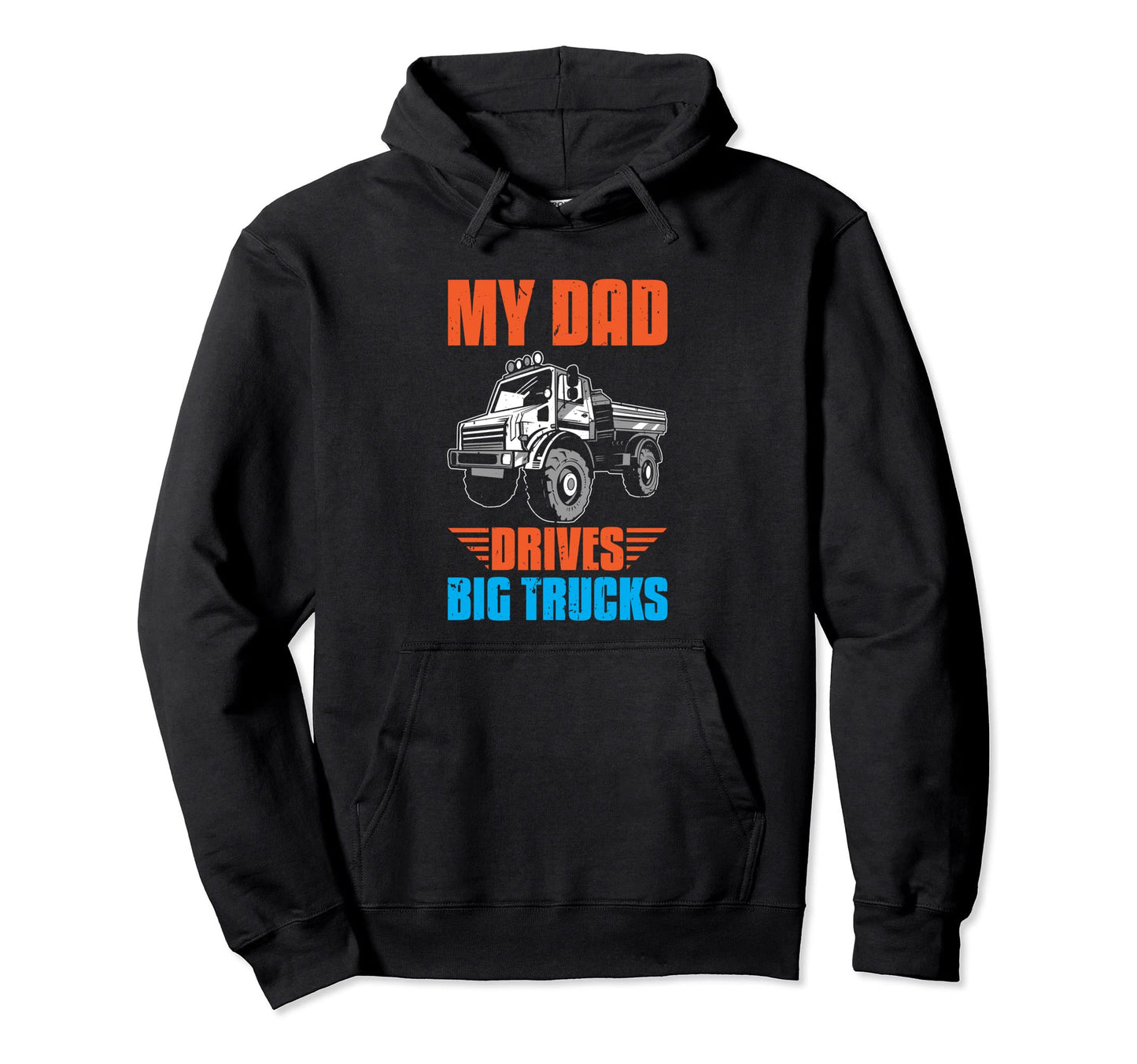 Truck Driver Trucker Freighter Hoodie - Fun Novelty Design for Adults - T-Shirt, Sweatshirt, Hoodie
