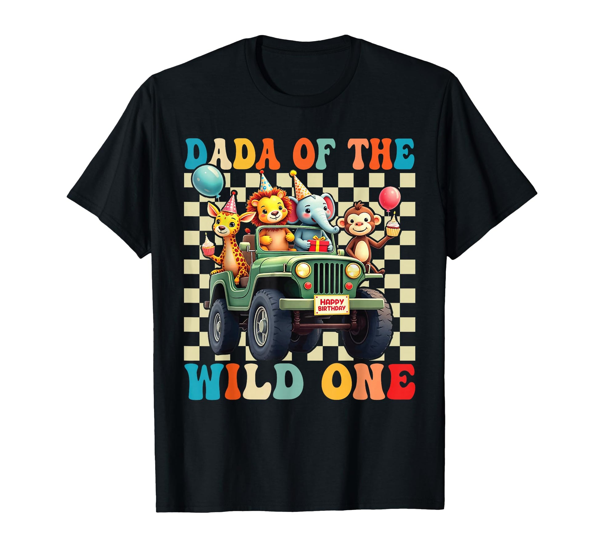 Dada Wild One 1St Birthday Safari Jungle T-Shirt - Novelty Apparel Unisex - T-Shirt, Sweatshirt, Hoodie