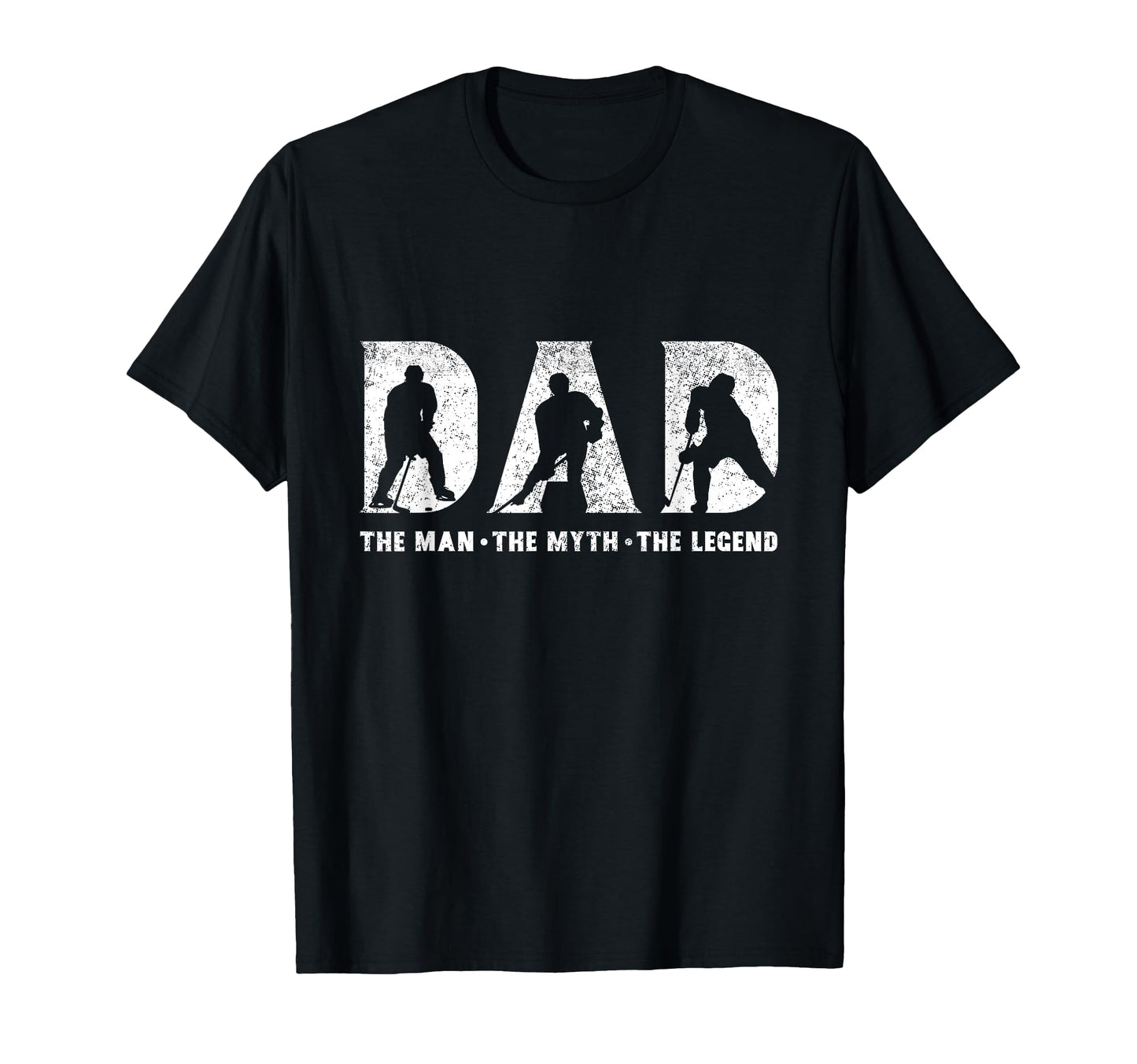 Hockey Dad Myth Legend Fathers Day T-Shirt - Trendy Graphic Men Women - T-Shirt, Sweatshirt, Hoodie