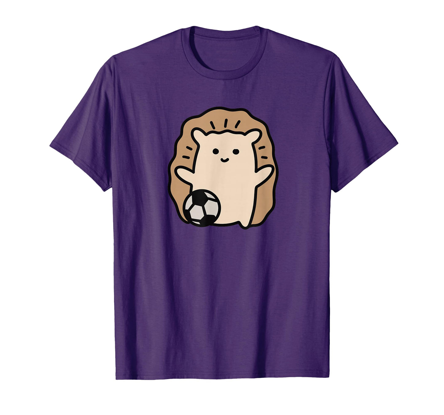 Hedgehog Hobby Ball Sports Soccer Player T-Shirt - Streetwear Style Unisex - T-Shirt, Sweatshirt, Hoodie