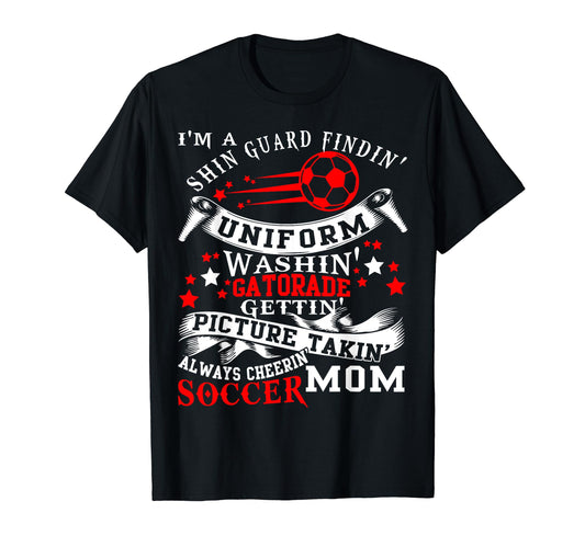 Always Cheering Soccer Mom T-Shirt - Unique Graphic Men Women - T-Shirt, Sweatshirt, Hoodie