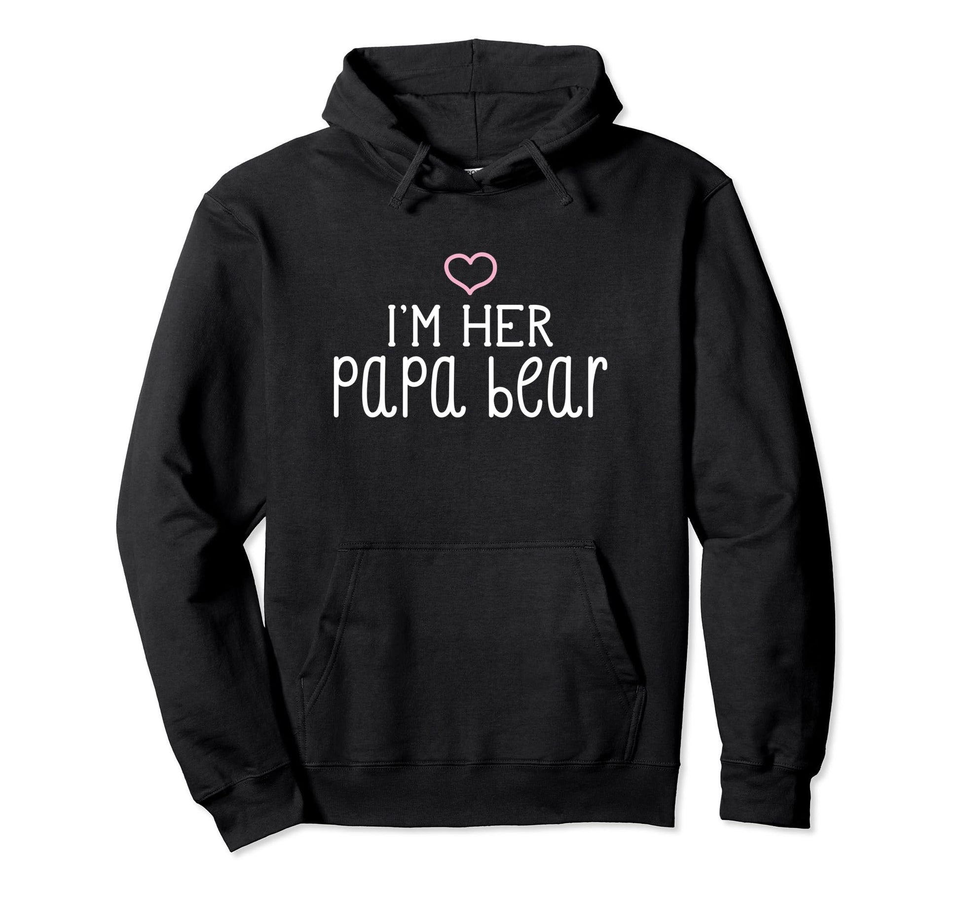 Im Her Papa Bear Couples Valentines Day Hoodie - Aesthetic Graphic Unisex - T-Shirt, Sweatshirt, Hoodie