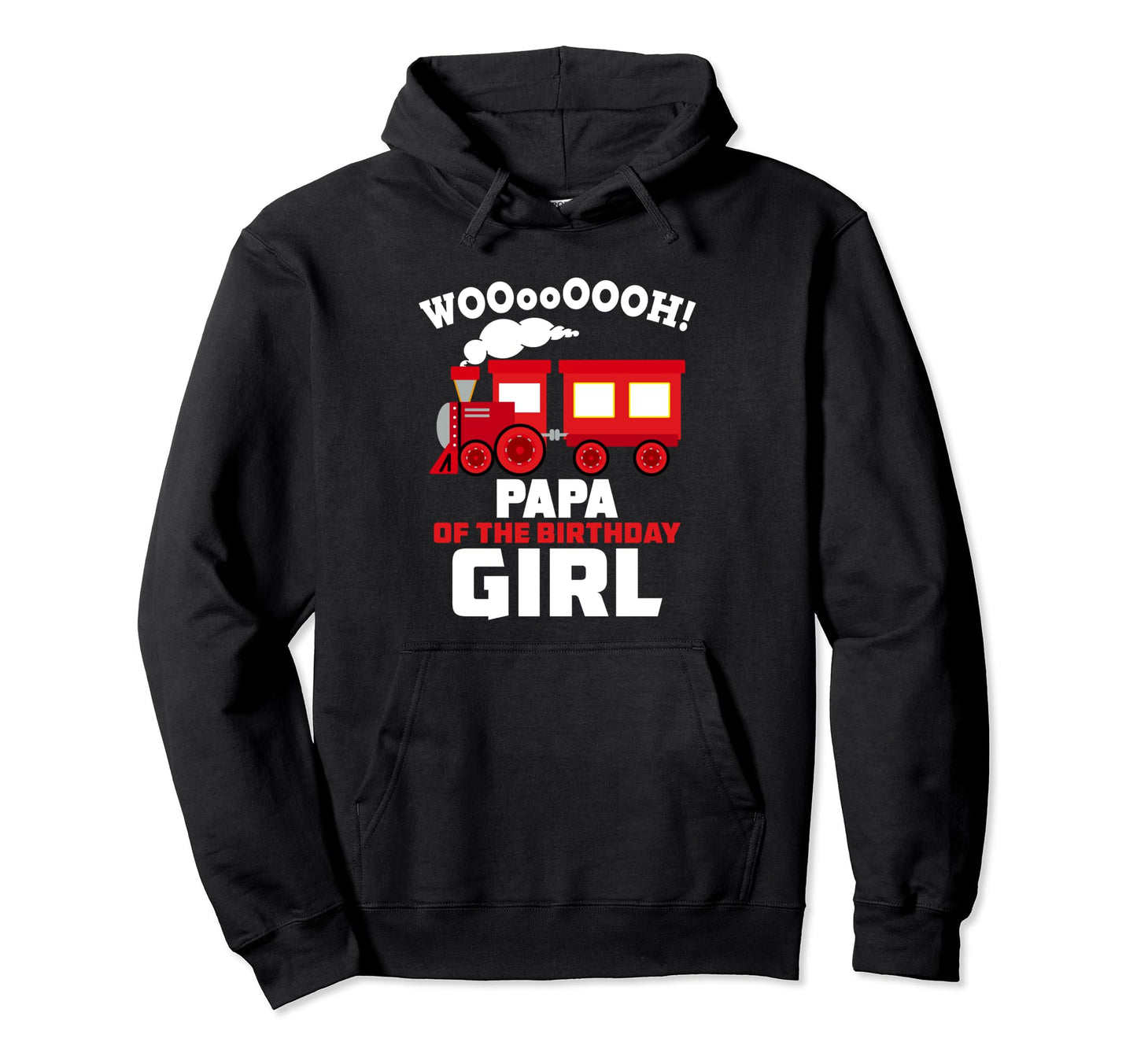 Papa Birthday Dad Train Lover Family Hoodie - Unique Graphic for Adults - T-Shirt, Sweatshirt, Hoodie