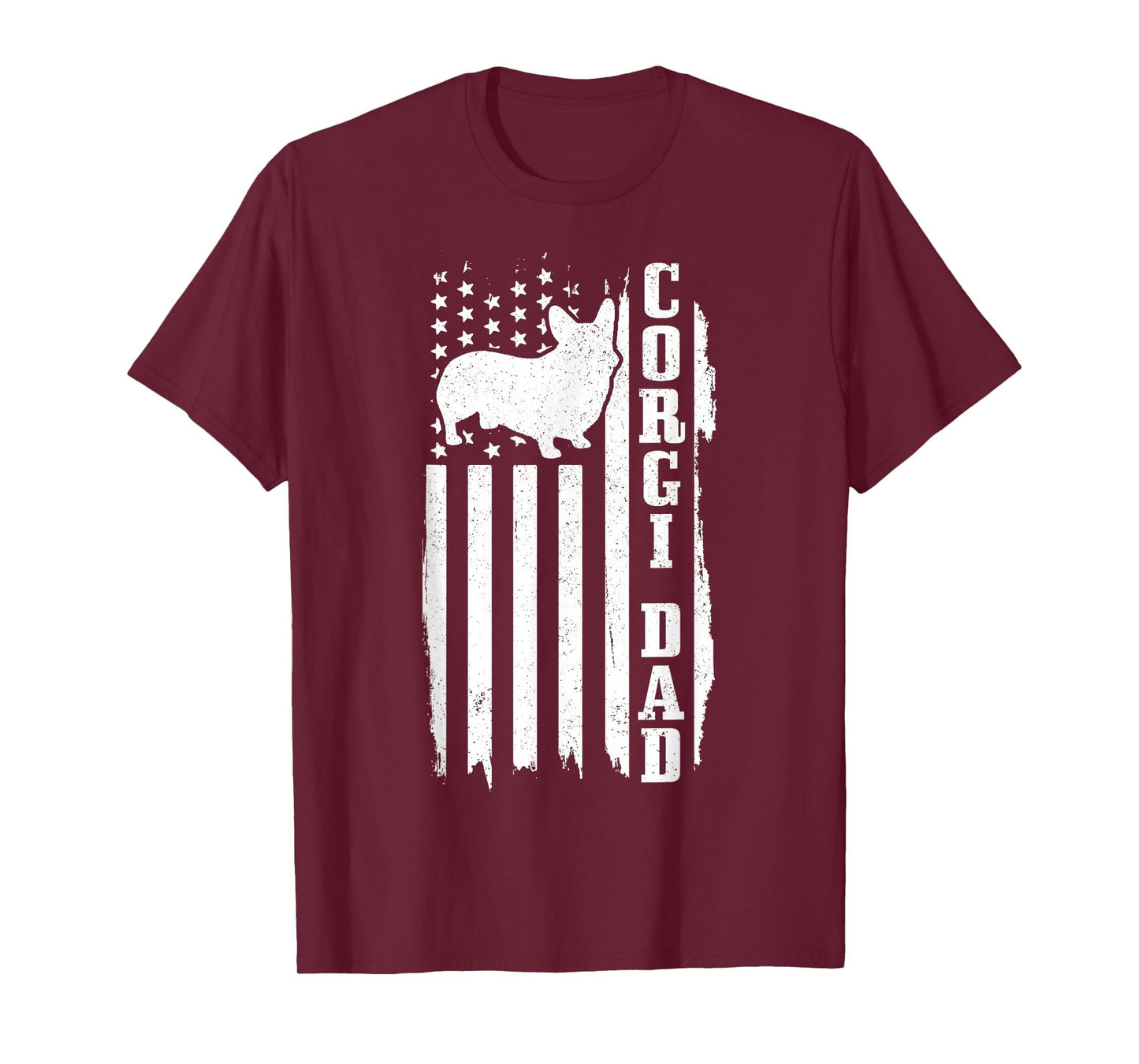 Corgi Dad American Flag Patriotic T-Shirt - Aesthetic Graphic Men Women - T-Shirt, Sweatshirt, Hoodie