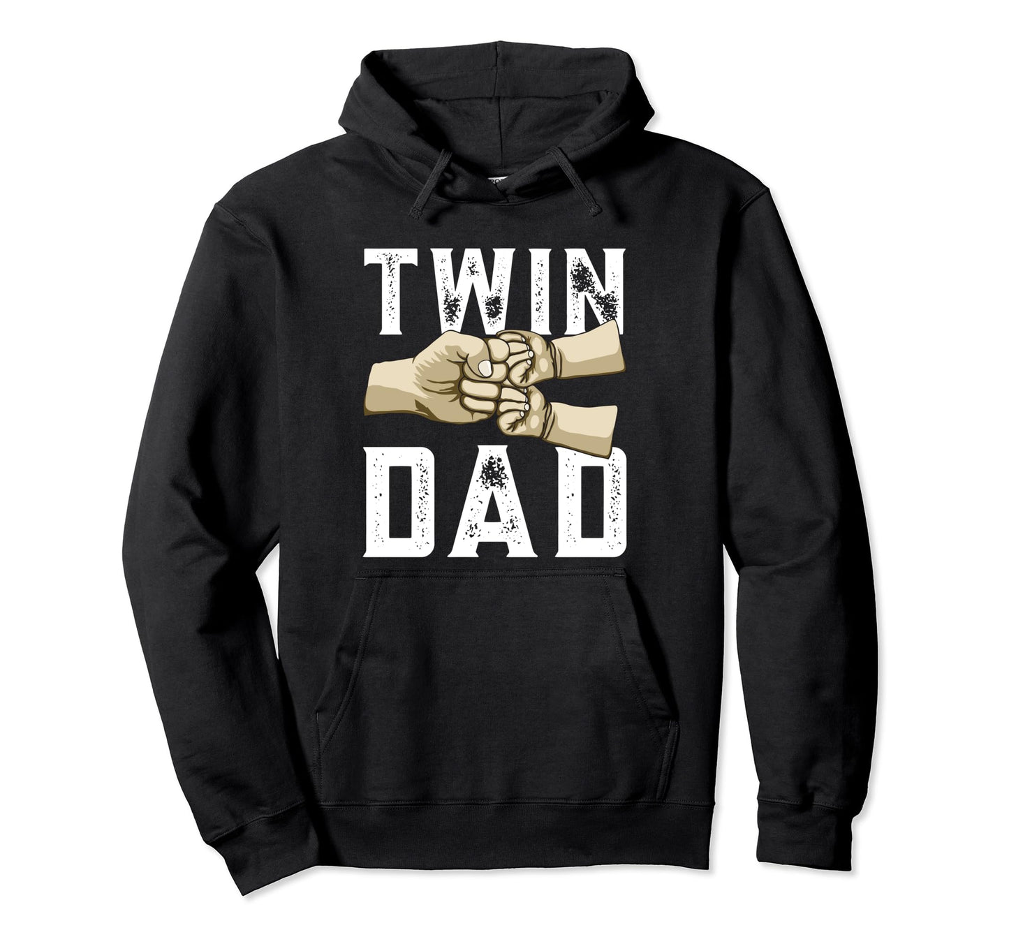 Twin Dad Father Two Dad Twins Hoodie - Graphic Print Unisex - T-Shirt, Sweatshirt, Hoodie
