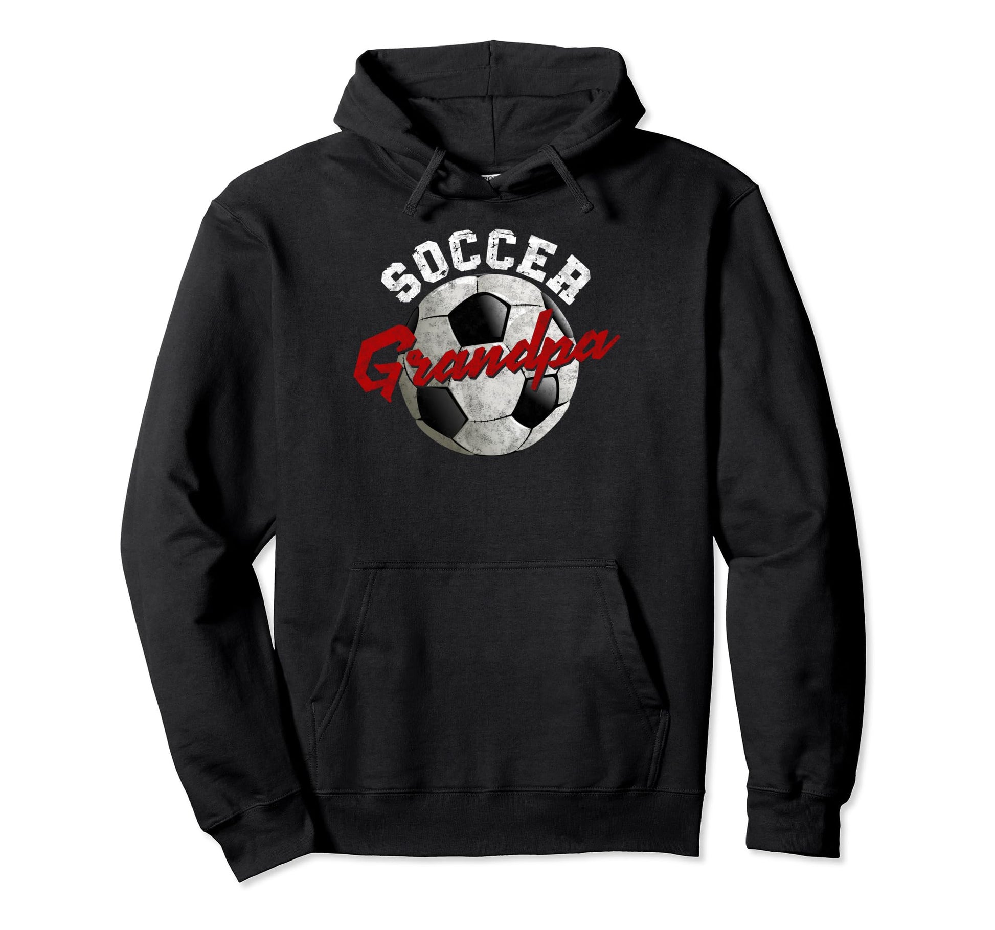 Soccer Grandpa Fathers Day Hoodie - Fun Novelty Design for Adults - T-Shirt, Sweatshirt, Hoodie