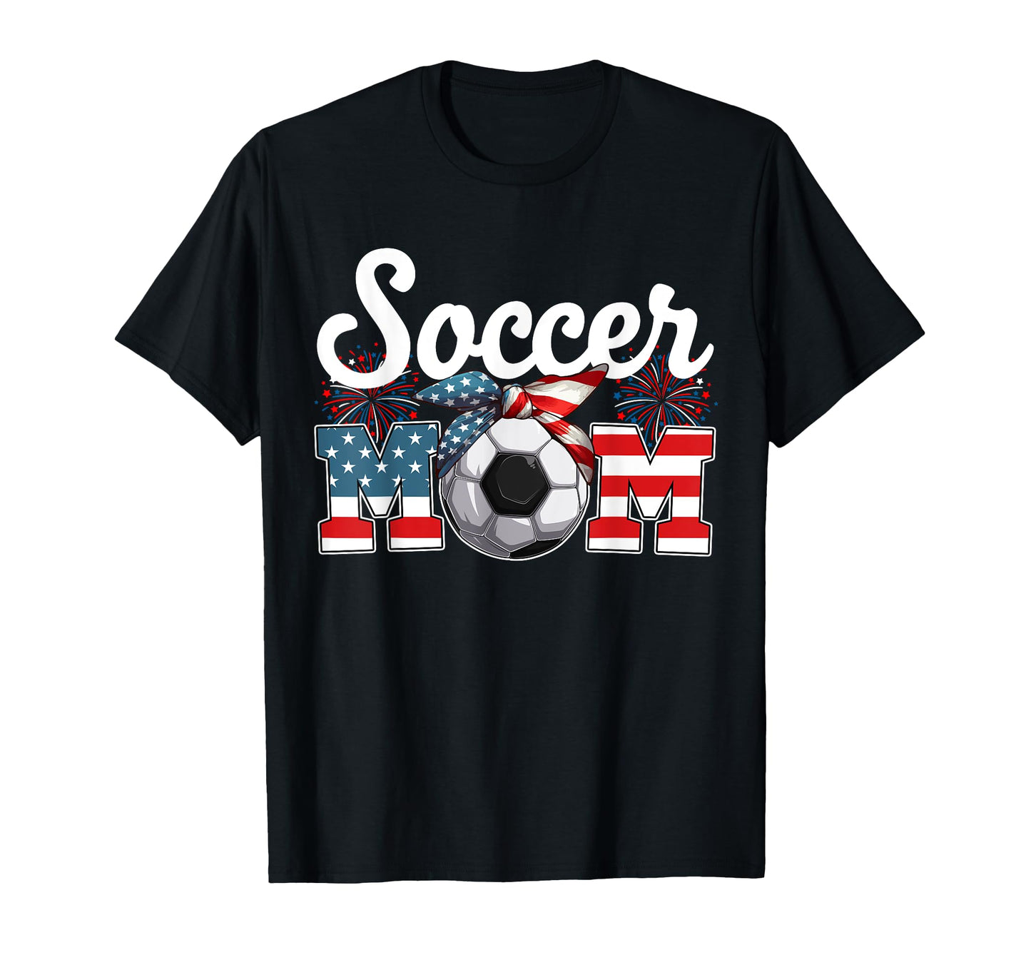 Soccer Mom 4Th July Costume Player T-Shirt - Unique Graphic Unisex - T-Shirt, Sweatshirt, Hoodie