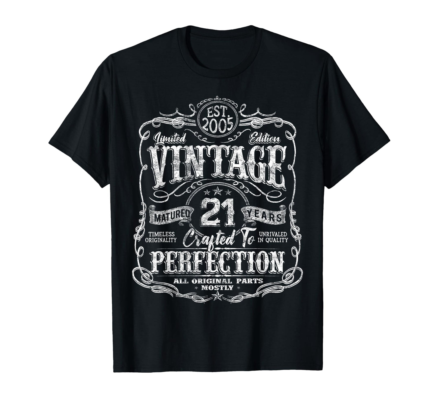 2005 21 Year Old 21St Birthday T-Shirt - Graphic Print Men Women - T-Shirt, Sweatshirt, Hoodie
