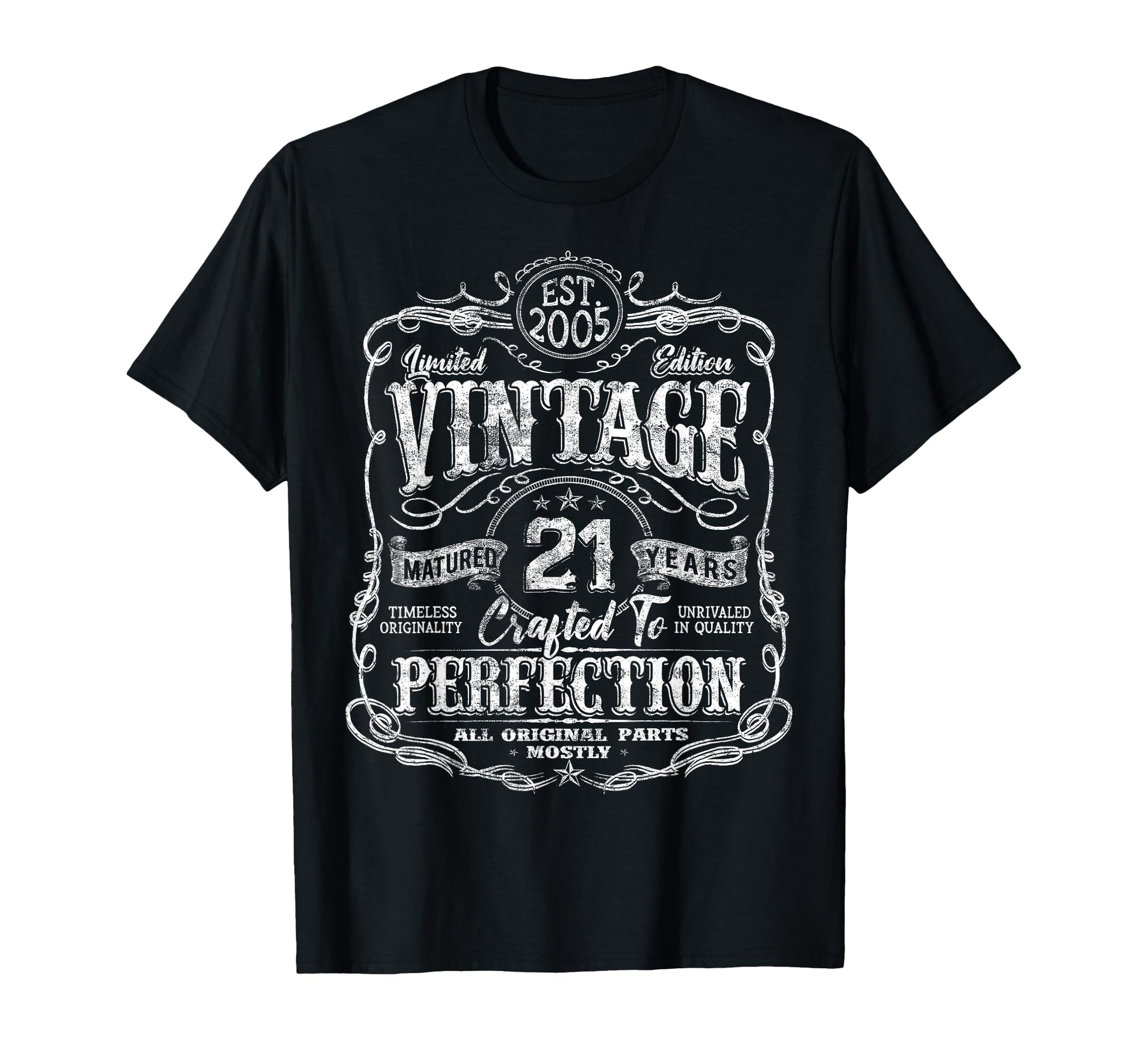 2005 21 Year Old 21St Birthday T-Shirt - Graphic Print Men Women - T-Shirt, Sweatshirt, Hoodie