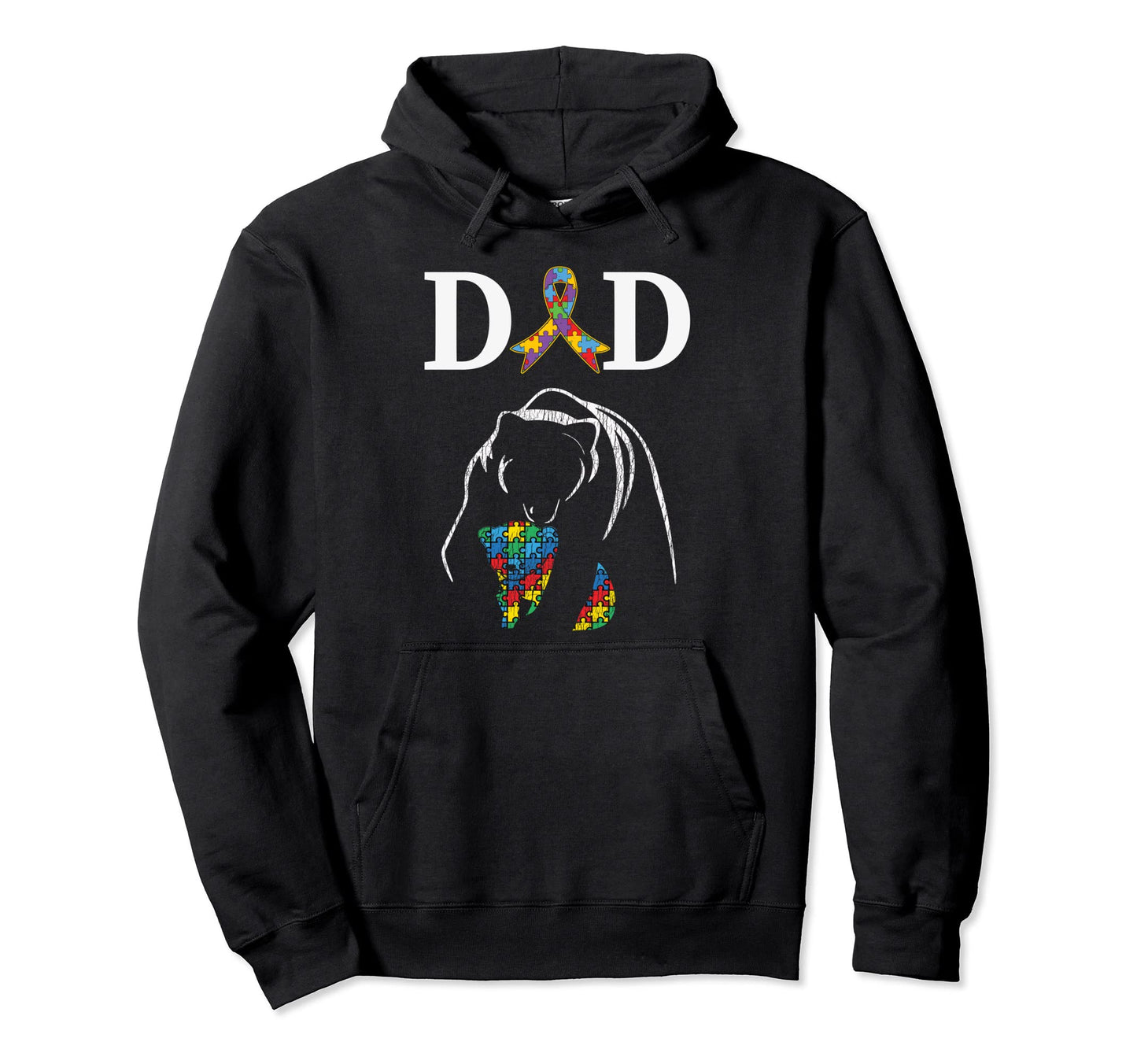 Autism Awareness Proud Dad Autistic Hoodie - Streetwear Style Men Women - T-Shirt, Sweatshirt, Hoodie