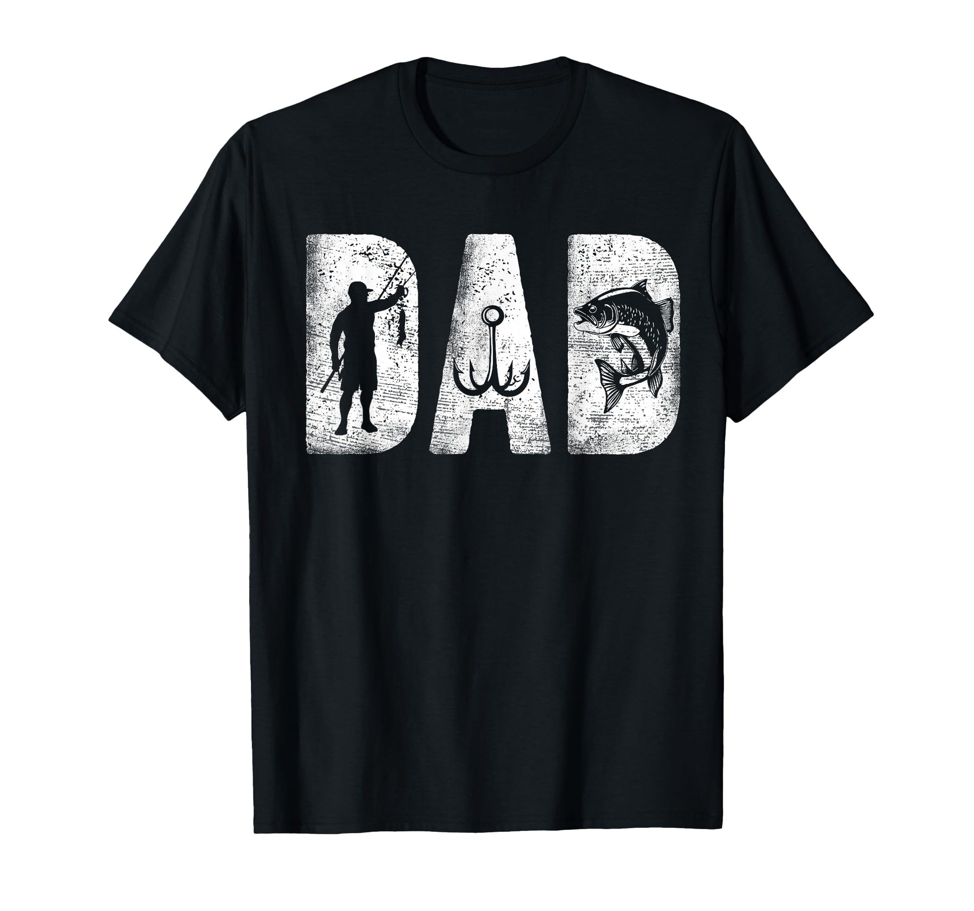 Fishing Dad Bold Font Fathers Day Fish T-Shirt - Unique Graphic Unisex - T-Shirt, Sweatshirt, Hoodie