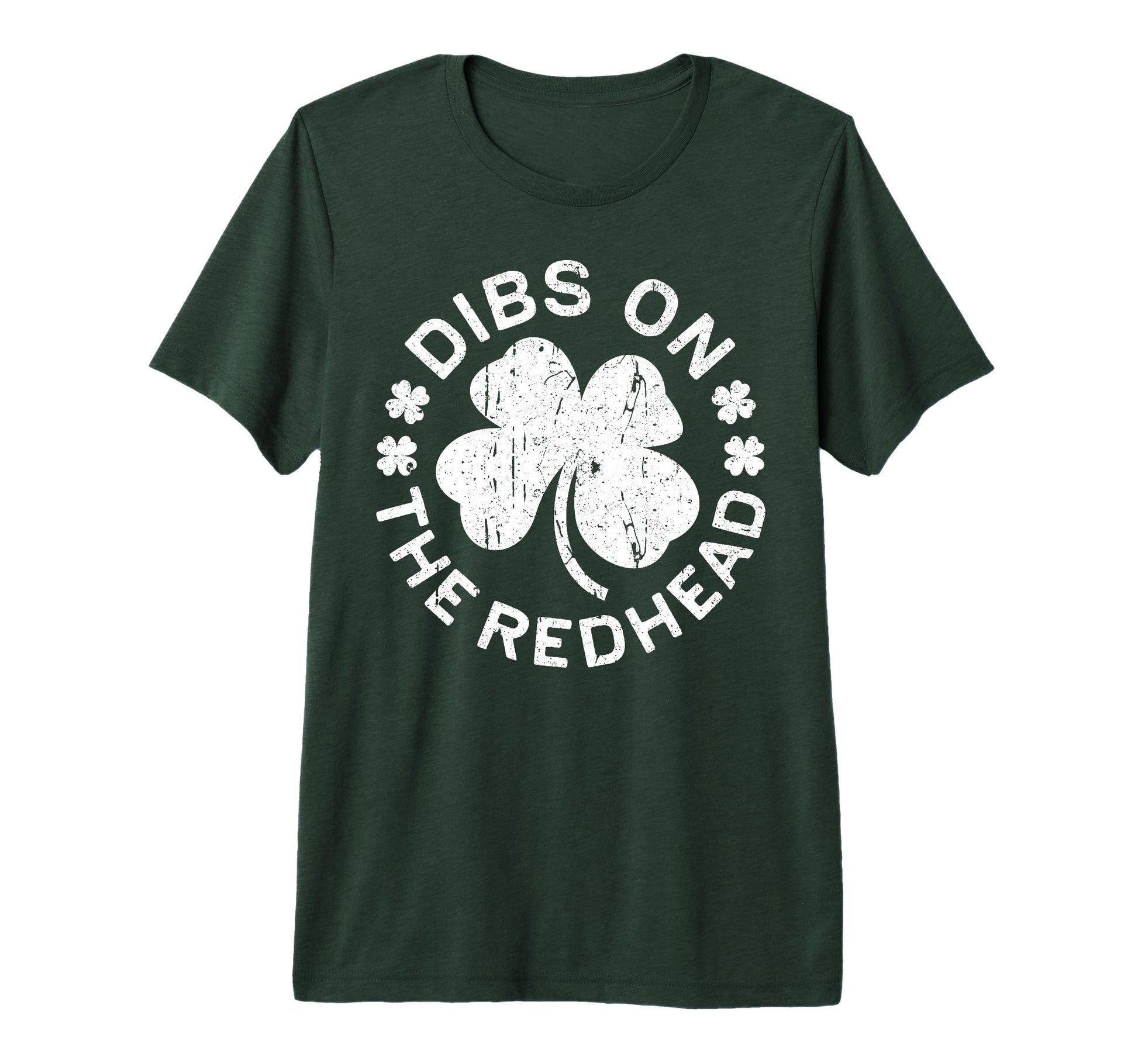 Dibs Redhead Funny St Patricks Day Tri T-Shirt - Streetwear Style Unisex - T-Shirt, Sweatshirt, Hoodie