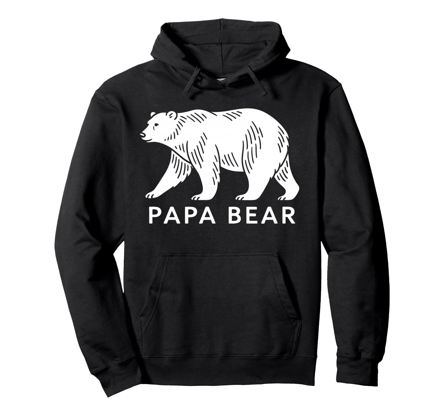 Papa Bear Polar Dad Family Hoodie - Trendy Graphic Men Women - T-Shirt, Sweatshirt, Hoodie