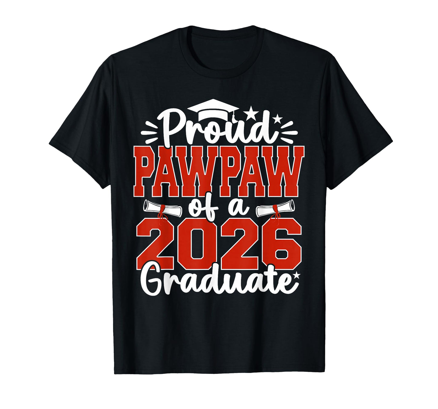 Proud Pawpaw Class 2026 Graduate Senior T-Shirt - Graphic Print Men Women - T-Shirt, Sweatshirt, Hoodie