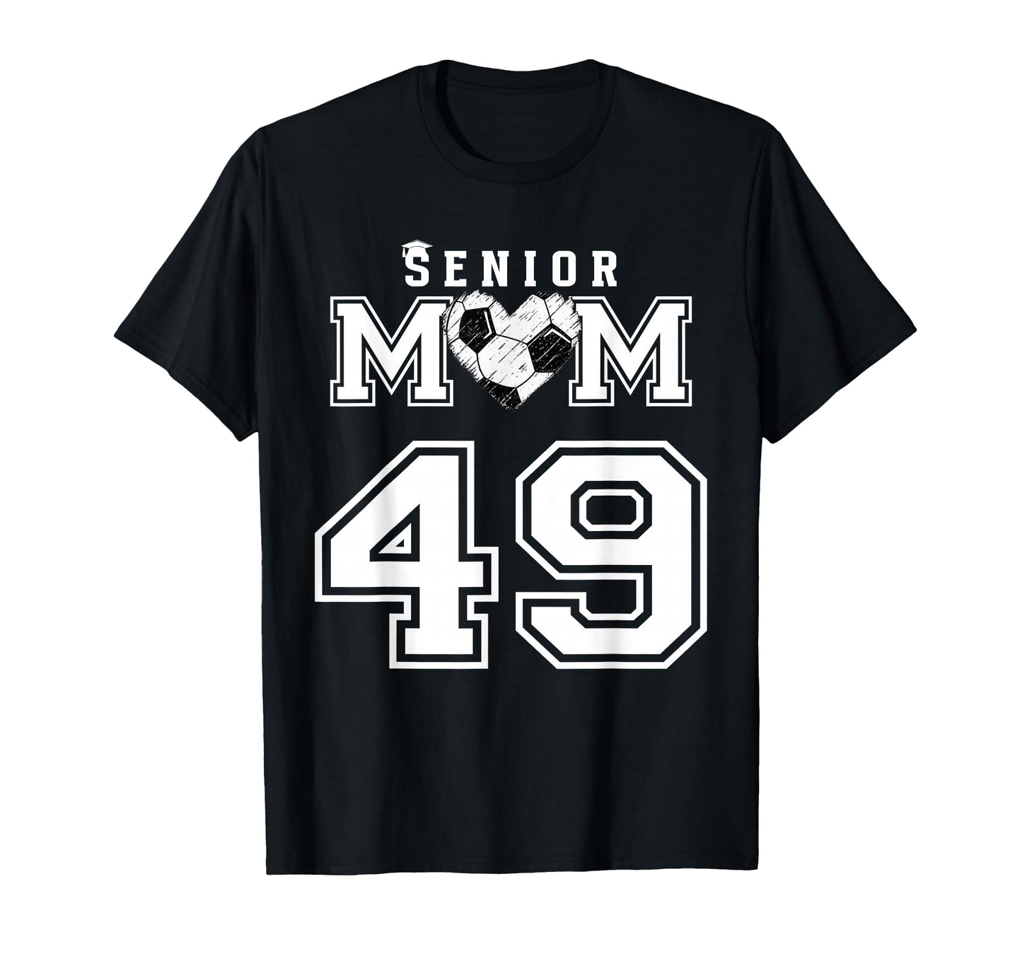 Proud Senior Soccer Mom Custom Jersey T-Shirt - Graphic Print Men Women - T-Shirt, Sweatshirt, Hoodie