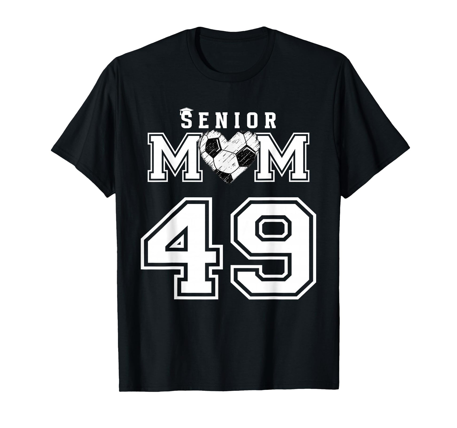 Proud Senior Soccer Mom Custom Jersey T-Shirt - Graphic Print Men Women - T-Shirt, Sweatshirt, Hoodie