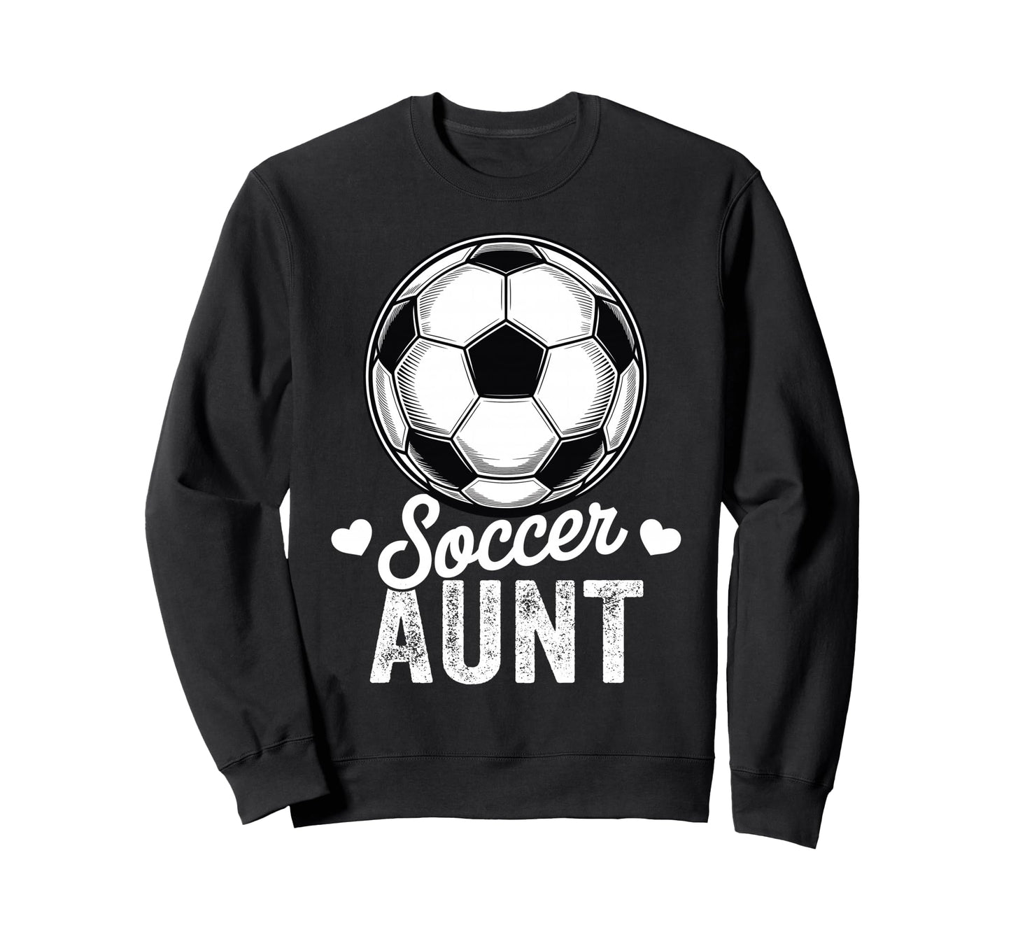 Funny Soccer Aunt Mothers Day Sweatshirt - Aesthetic Graphic Unisex - T-Shirt, Sweatshirt, Hoodie
