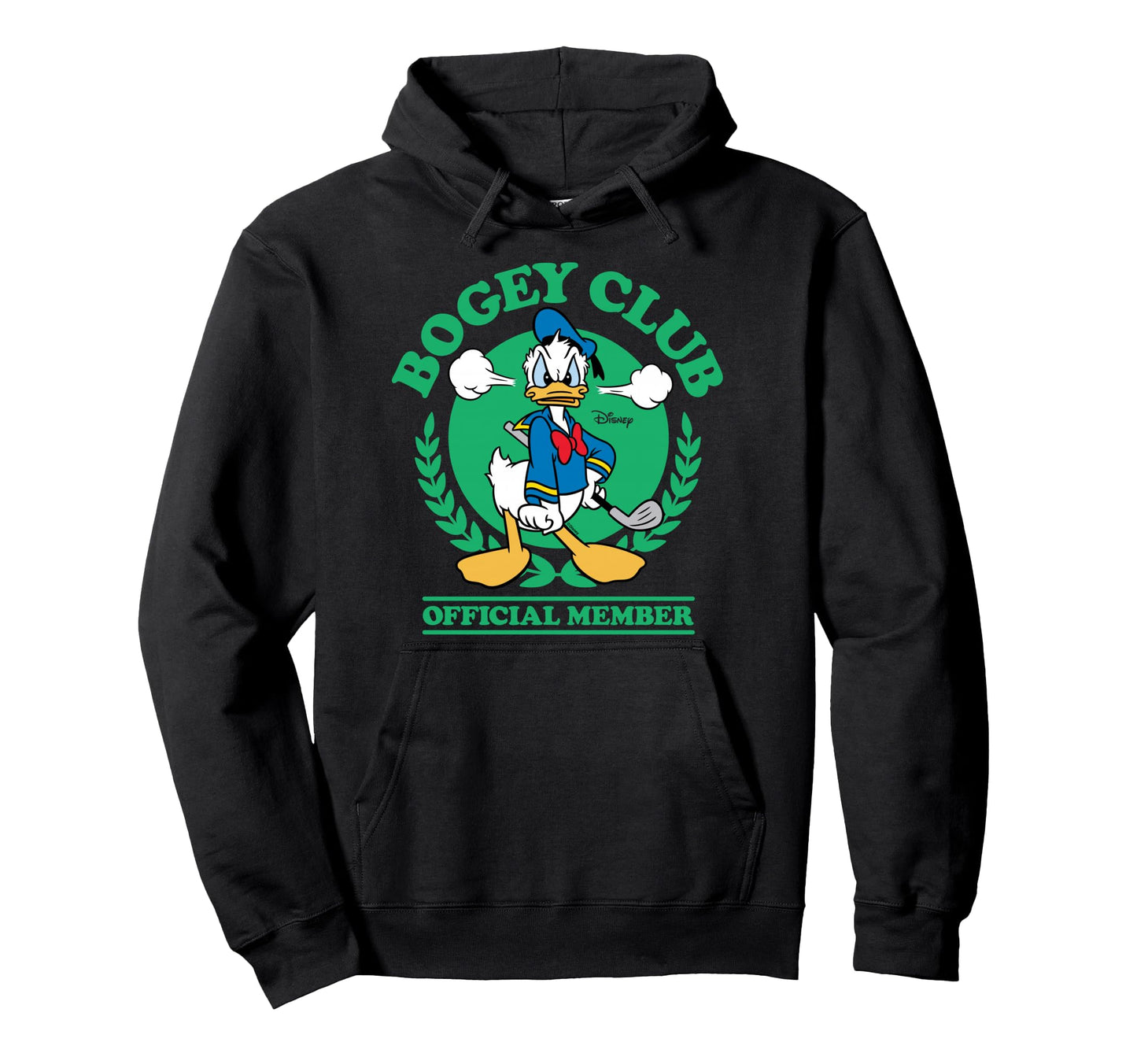 Donald Duck Golf Bogey Club Member Hoodie - Fun Novelty Design for Adults - T-Shirt, Sweatshirt, Hoodie