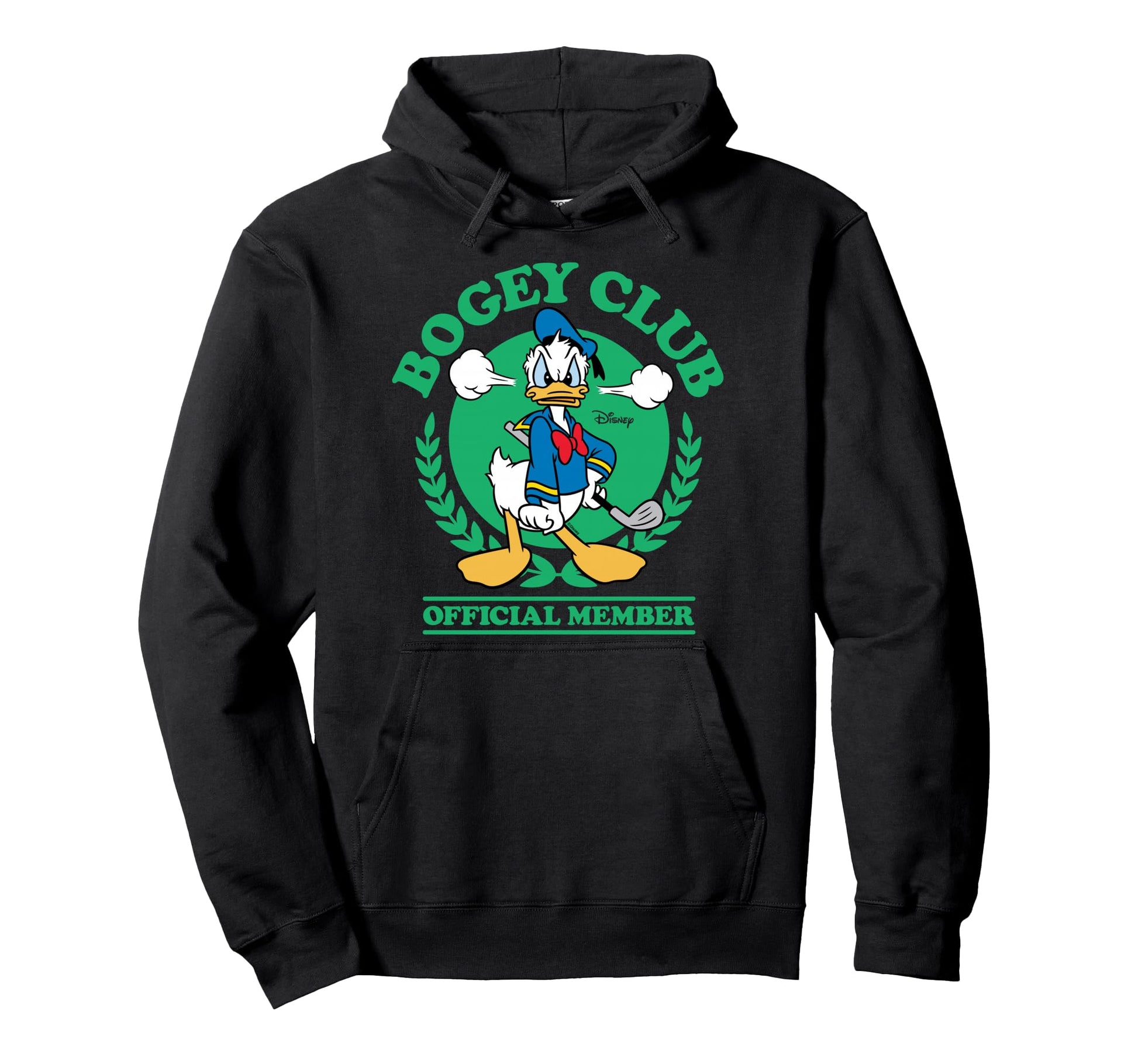 Donald Duck Golf Bogey Club Member Hoodie - Fun Novelty Design for Adults - T-Shirt, Sweatshirt, Hoodie