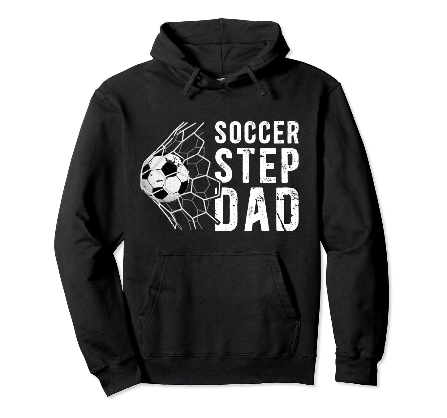 Soccer Step Dad Soccer Player Hoodie - Casual Everyday Wear for Adults - T-Shirt, Sweatshirt, Hoodie