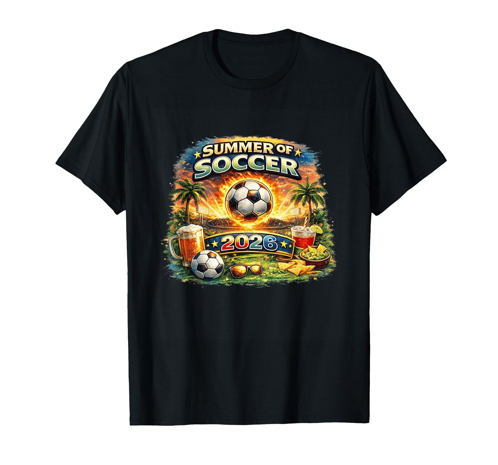 Summer Soccer 2026 Fan Football Game T-Shirt - Streetwear Style Men Women - T-Shirt, Sweatshirt, Hoodie