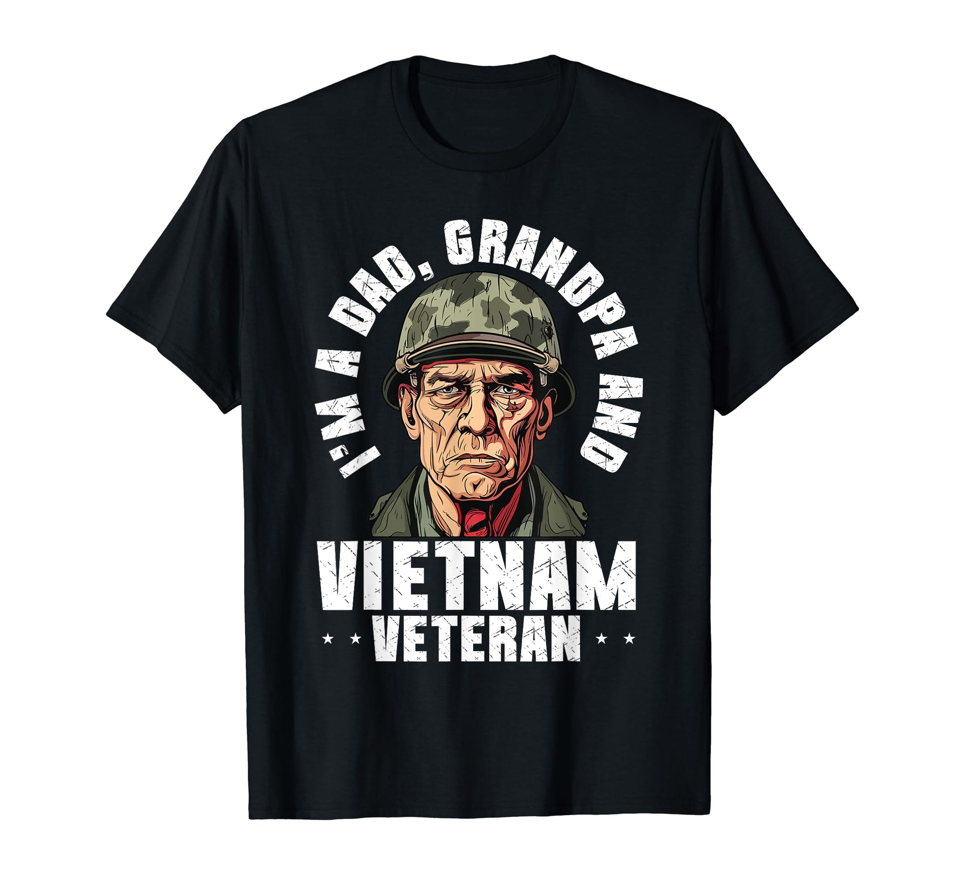 Fathers Day Vietnam Veteran Dad Veteran T-Shirt - Novelty Apparel Unisex - T-Shirt, Sweatshirt, Hoodie