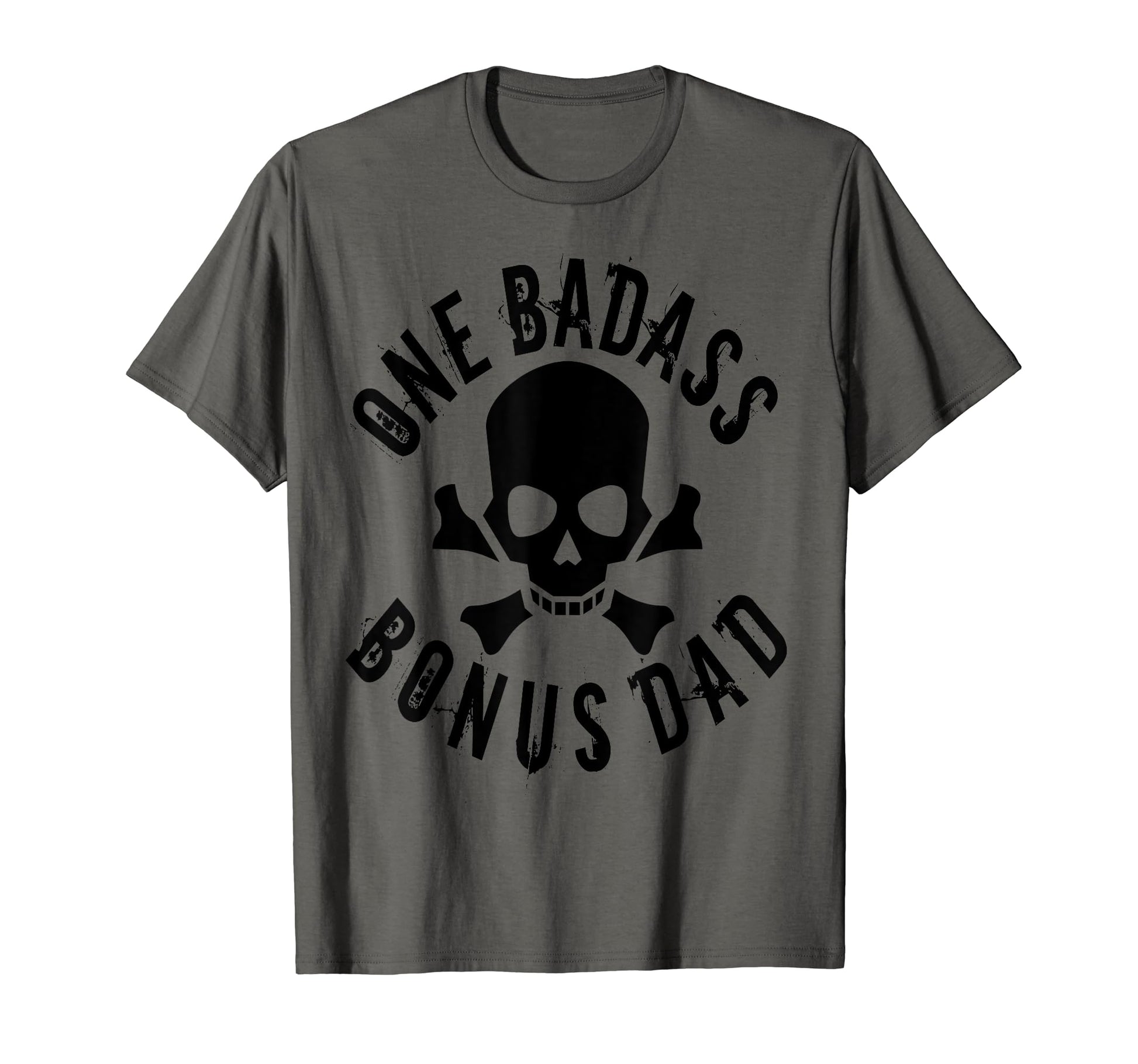 One Badass Bonus Step Dad Birthday T-Shirt - Minimalist Print for Adults - T-Shirt, Sweatshirt, Hoodie