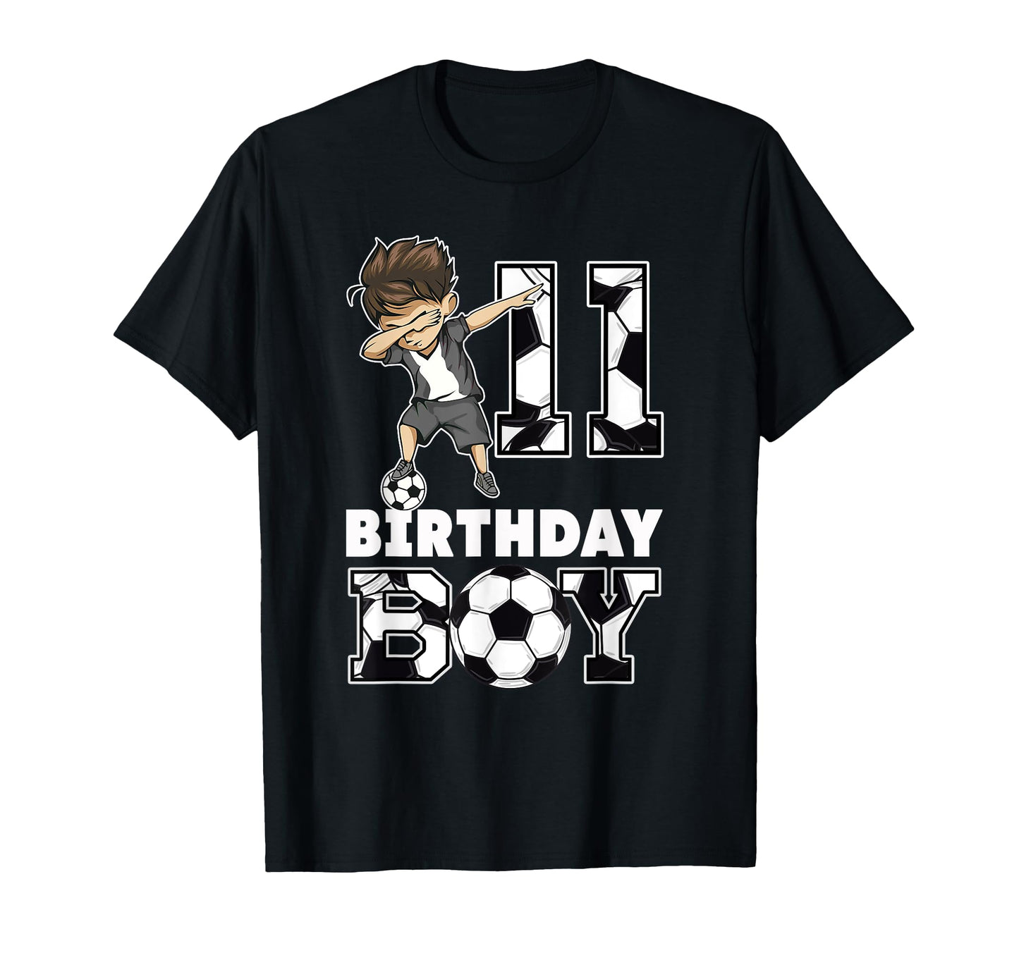11Th Birthday Gift Soccer Birthday Party T-Shirt - Graphic Print Men Women - T-Shirt, Sweatshirt, Hoodie