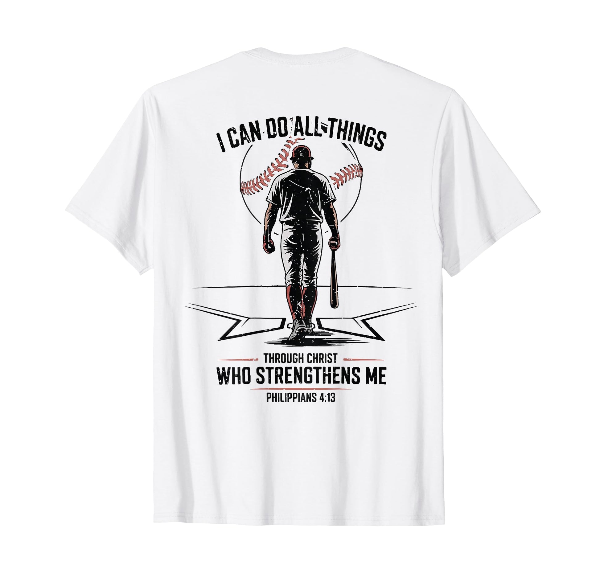 Christian Baseball Philippians 4 13 T-Shirt - Streetwear Style Unisex - T-Shirt, Sweatshirt, Hoodie