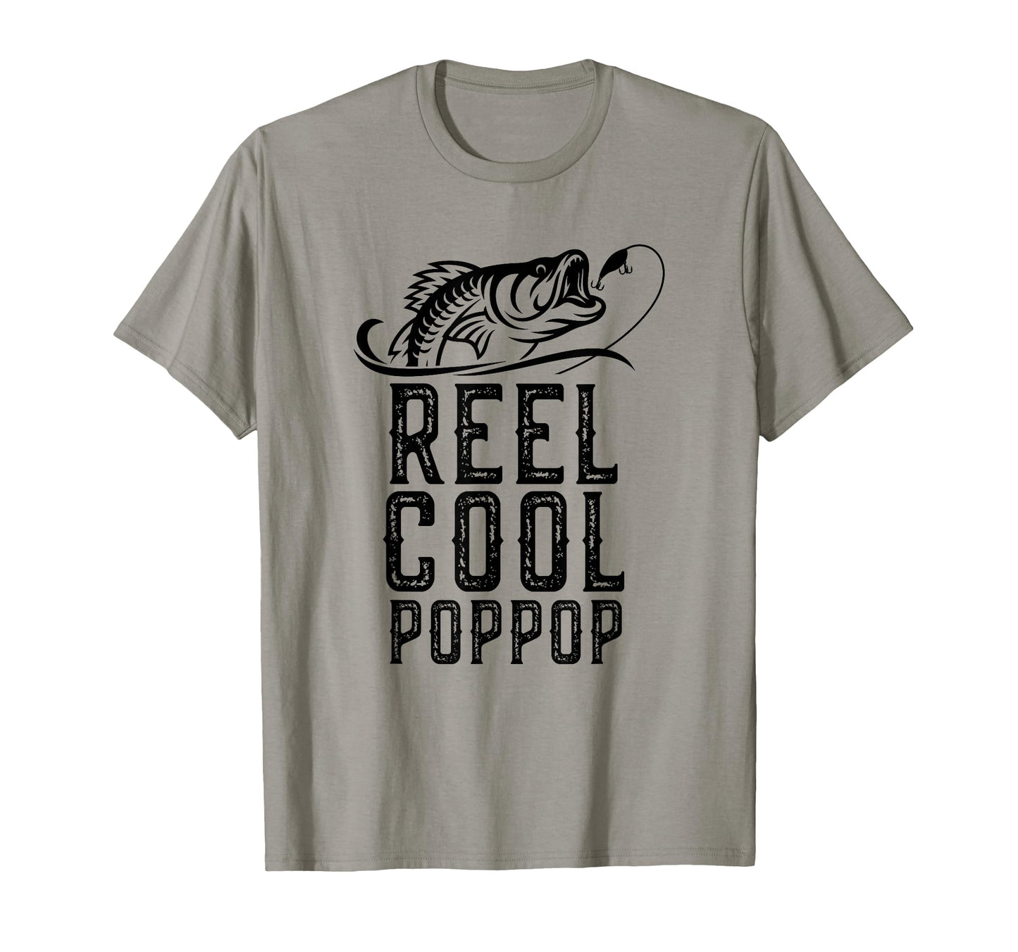 Reel Pop Pop Fishing Funny Grandpa T-Shirt - Graphic Print for Adults - T-Shirt, Sweatshirt, Hoodie