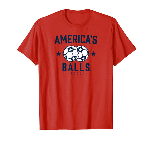Americas Balls Usa Soccer T-Shirt - Trendy Graphic for Adults - T-Shirt, Sweatshirt, Hoodie