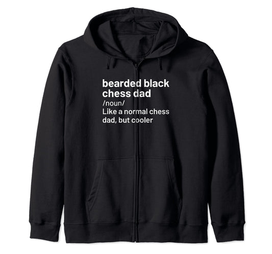Bearded Black Chess Dad Shirts Tshirts T-Shirt - Streetwear Style Men Women - T-Shirt, Sweatshirt, Hoodie