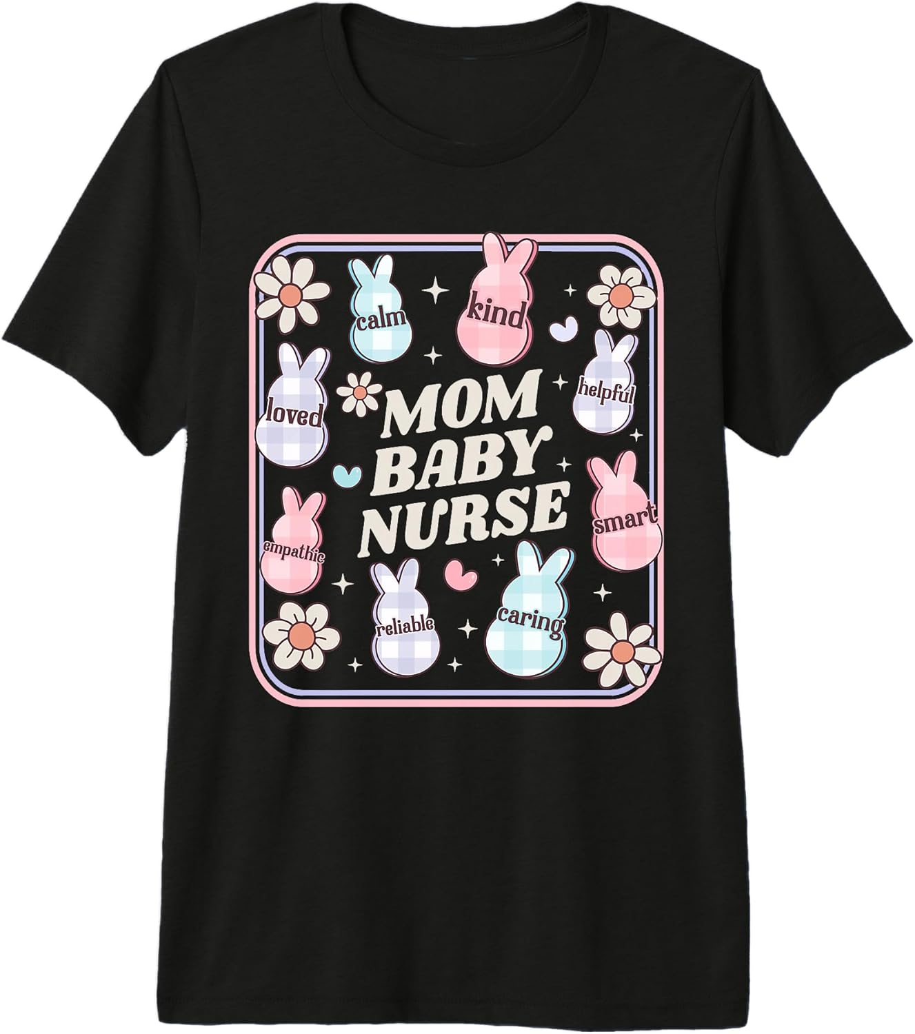 Easter Mother Baby Nurse Postpartum Crew Rabbit Co Unisex T-shirt, Sweatshirt, Hoodie, Long Sleeve Tee - T-Shirt, Sweatshirt, Hoodie