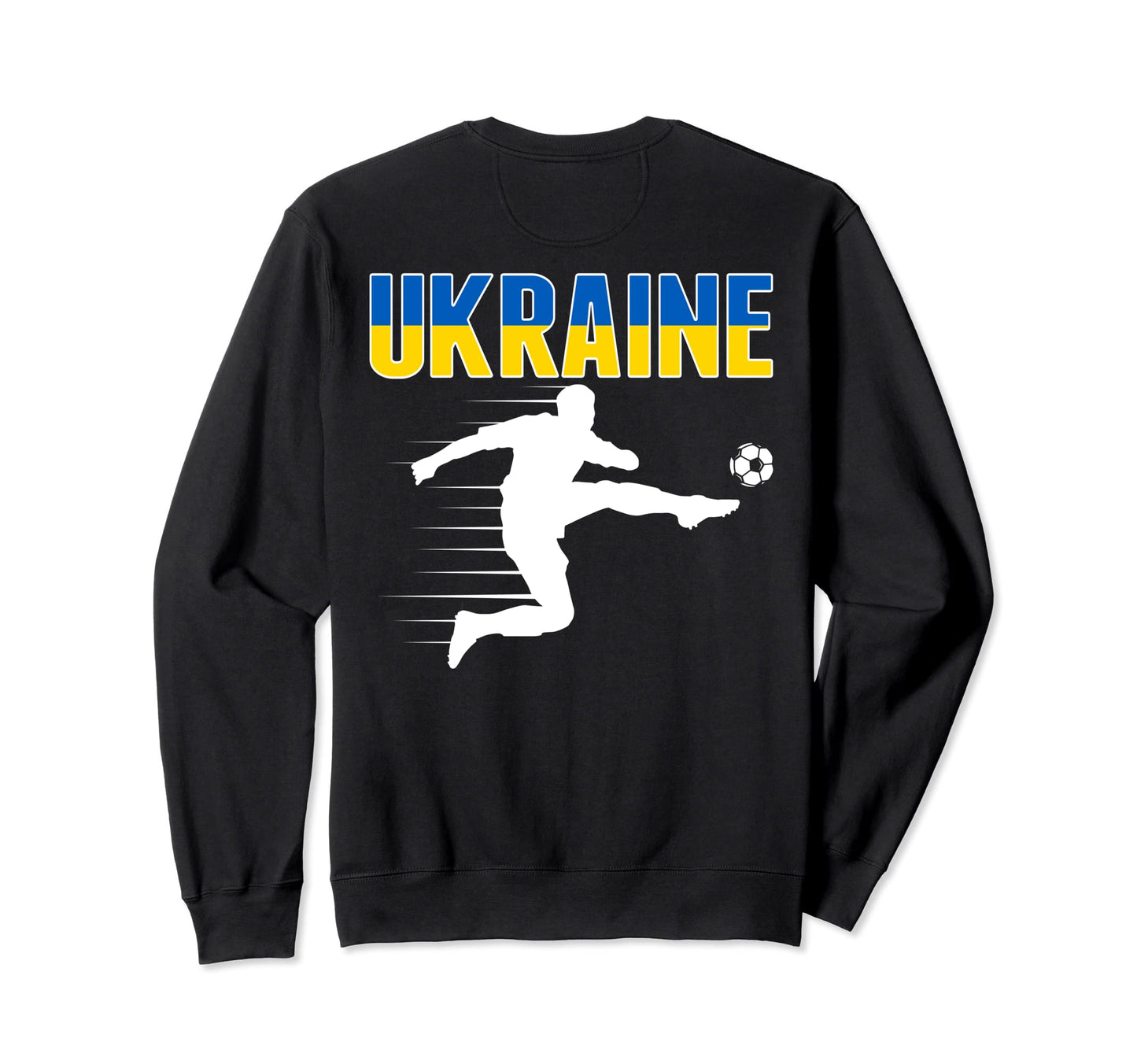 Ukraine Soccer Fans Jersey Ukrainian Sweatshirt - Graphic Print for Adults - T-Shirt, Sweatshirt, Hoodie