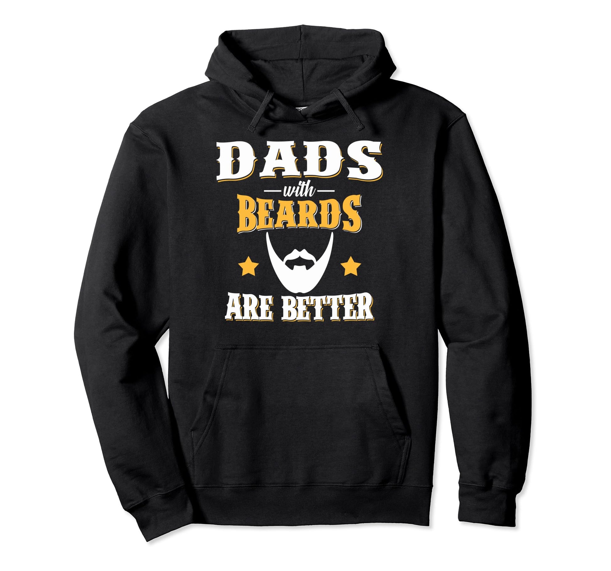 Dads Beards Are Better Bearded Dad Hoodie - Trendy Graphic for Adults - T-Shirt, Sweatshirt, Hoodie
