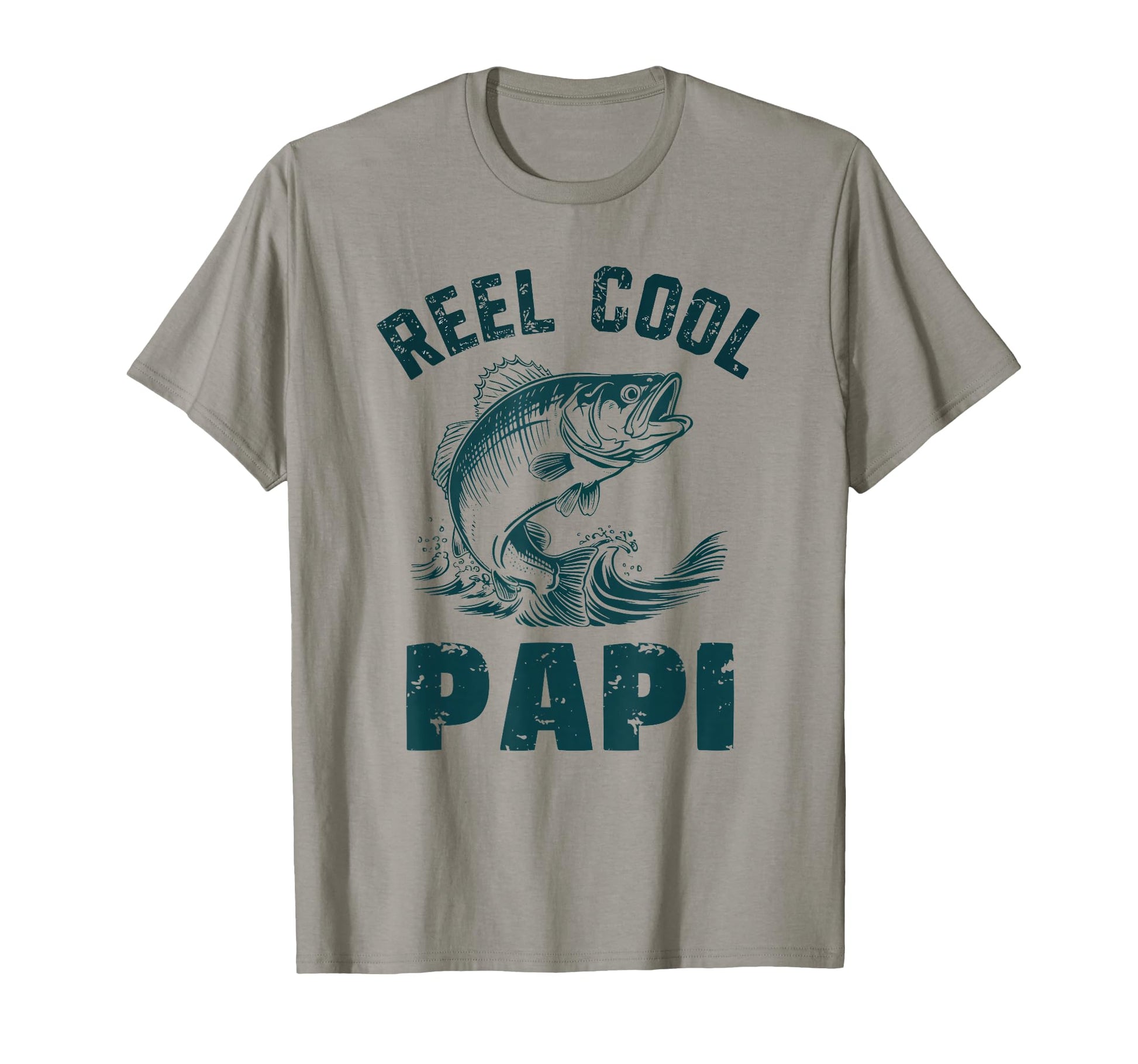 Reel Papi Fishing Grandpa T-Shirt - Aesthetic Graphic for Adults - T-Shirt, Sweatshirt, Hoodie