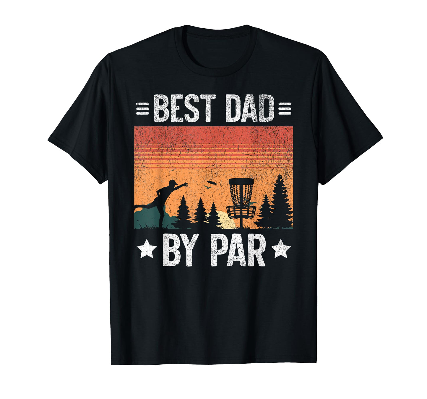 Best Dad Par Disc Golf Father Funny T-Shirt - Minimalist Print for Adults - T-Shirt, Sweatshirt, Hoodie
