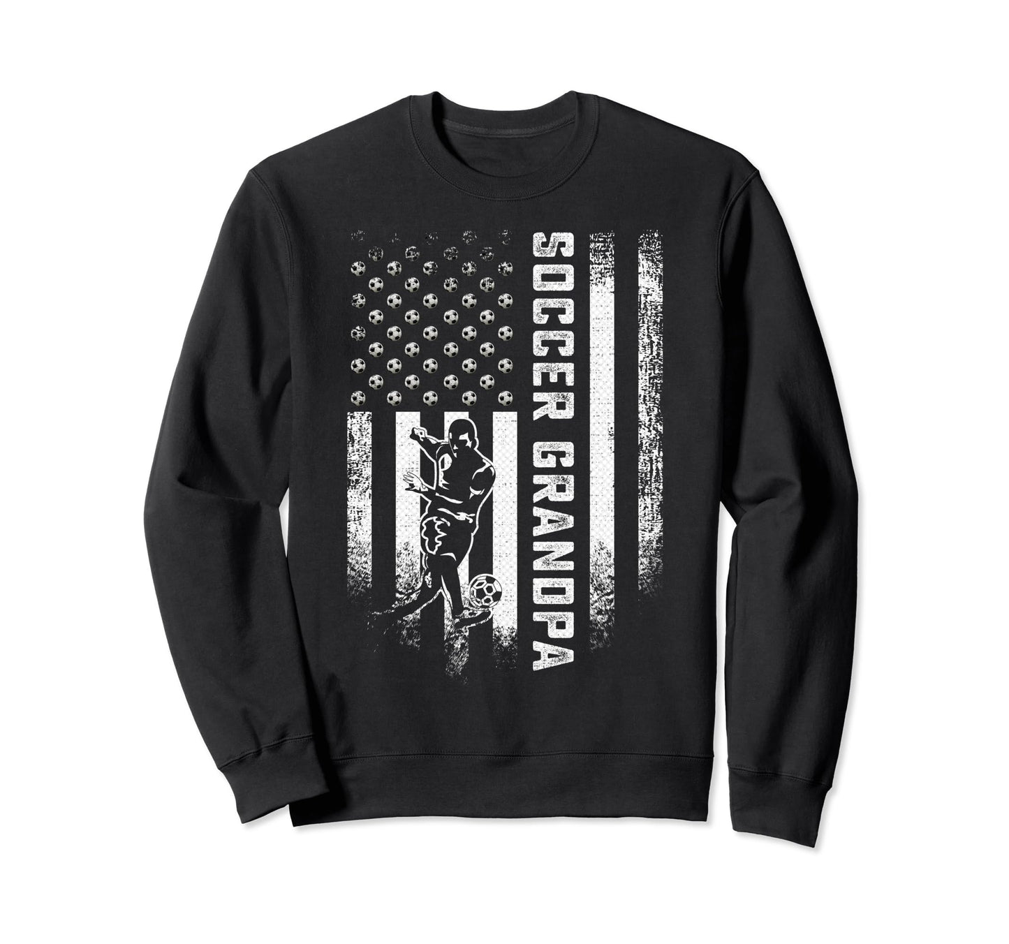 Usa American Flag Proud Soccer Sweatshirt - Trendy Graphic Men Women - T-Shirt, Sweatshirt, Hoodie