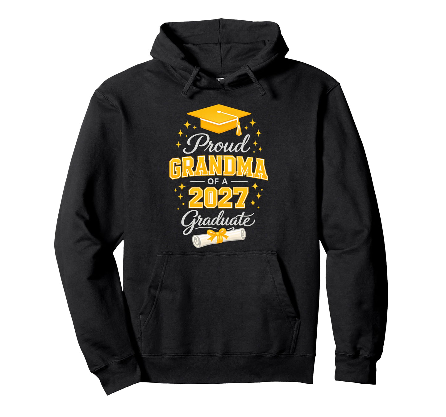 Proud Grandma 2028 Graduate Graduation Hoodie - Graphic Print Unisex - T-Shirt, Sweatshirt, Hoodie