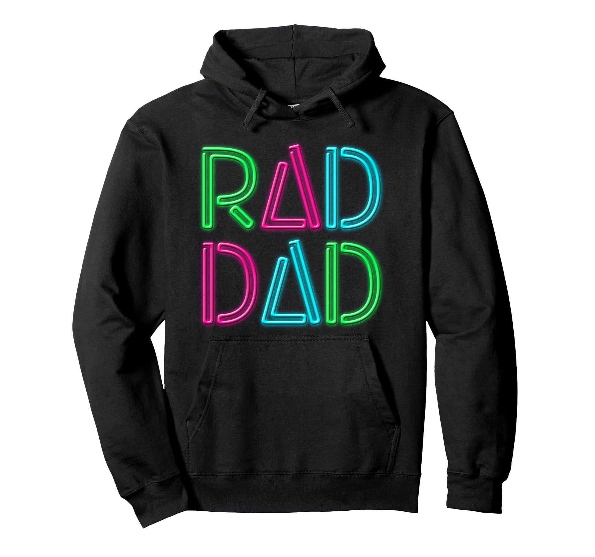 Rad Dad Rad Dad Fathers Day Hoodie - Casual Everyday Wear Men Women - T-Shirt, Sweatshirt, Hoodie