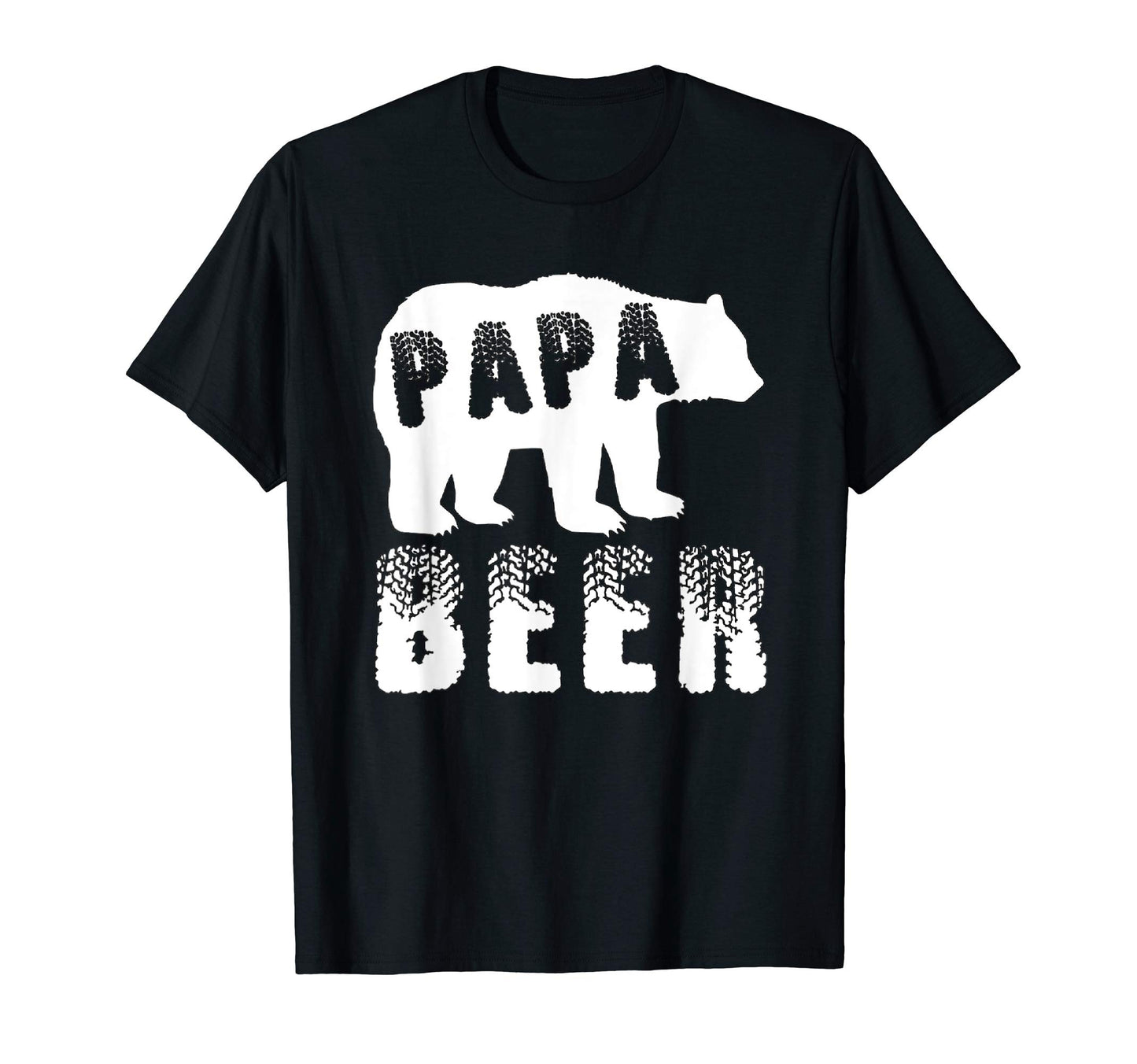 Mens Papa Beer Bear Best Dad Funny Dad T-Shirt - Novelty Apparel Men Women - T-Shirt, Sweatshirt, Hoodie